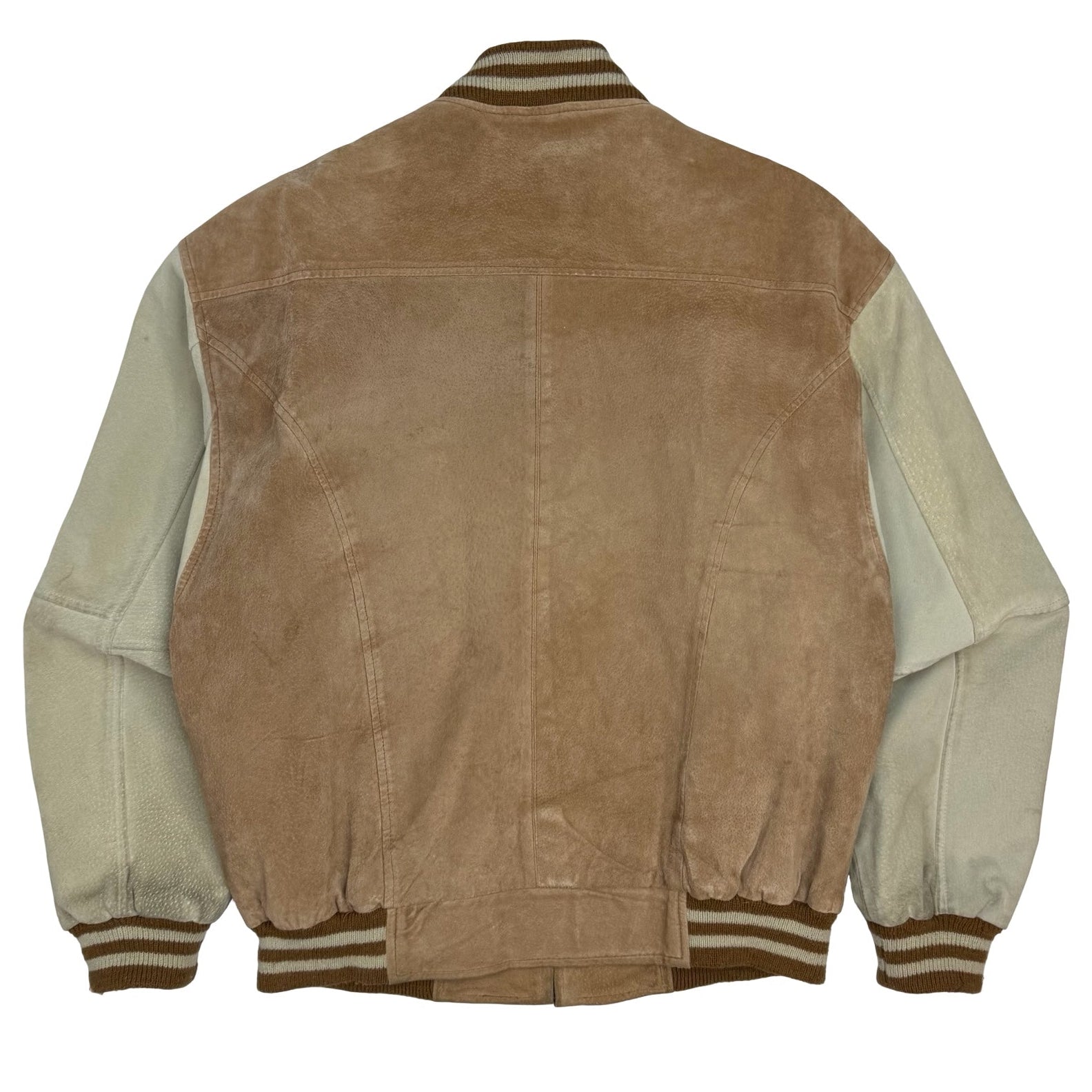 Vintage Nevada Teddy Bomber Jacket Brown