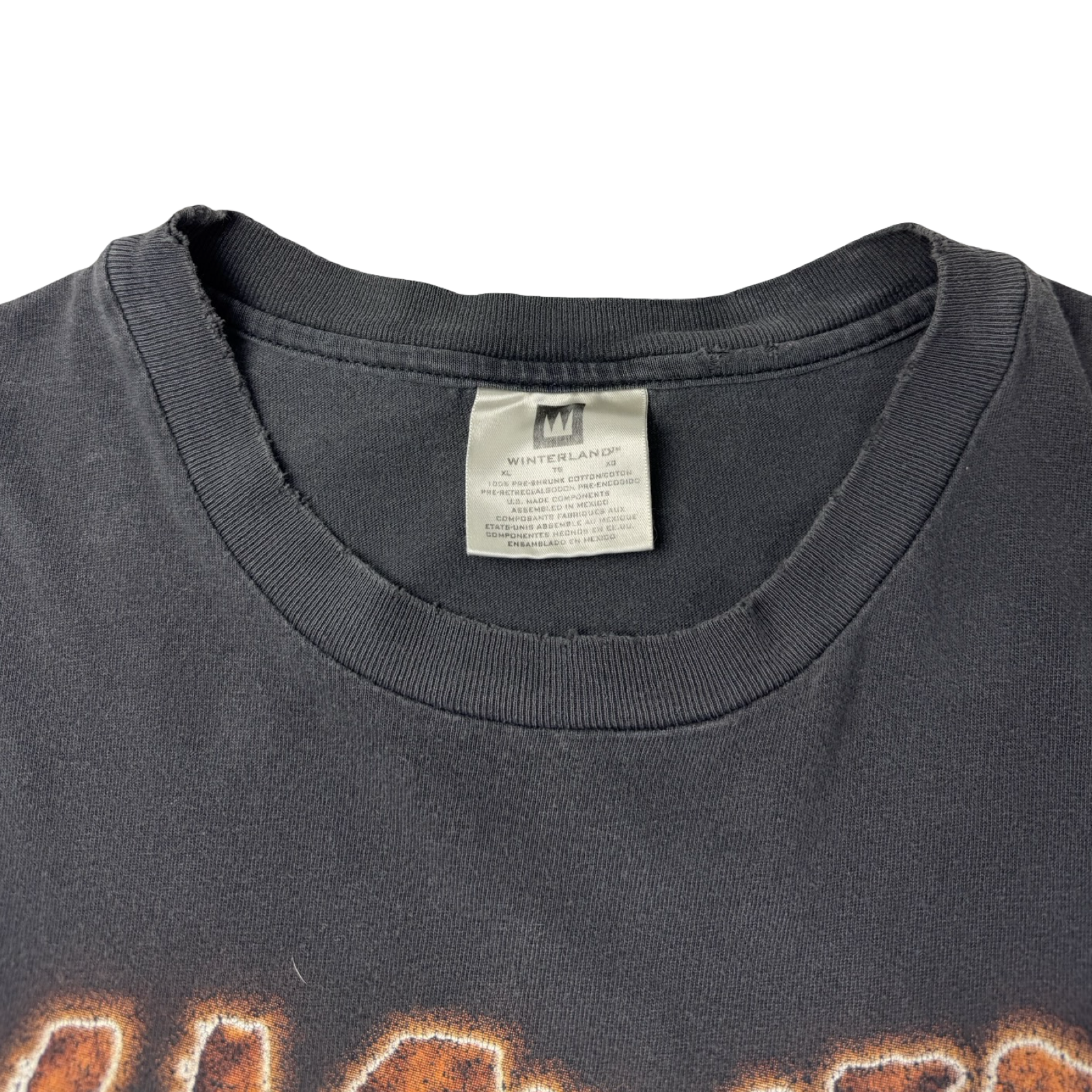 1998 Slayer Diabolus On Tour T-Shirt Faded Black
