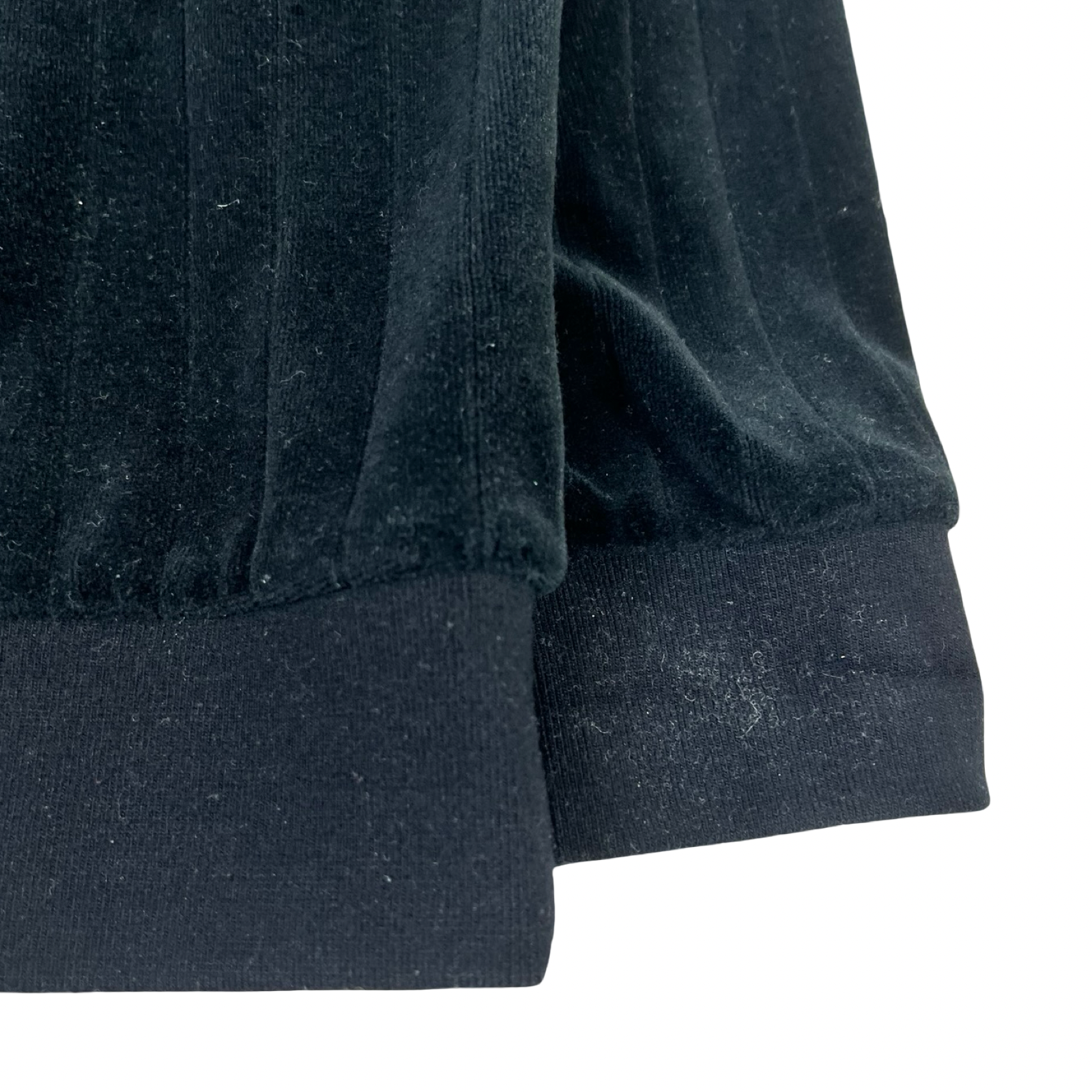 Supreme Ribbed Velour Crewneck Black