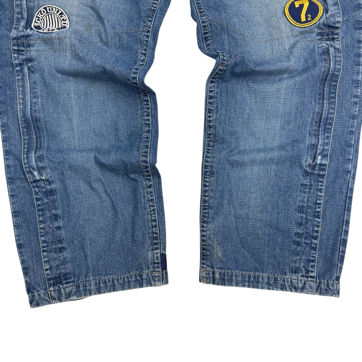 Vintage Y2K ECKO UNLTD Baggy 5 Pocket Denim Pants Dark Wash