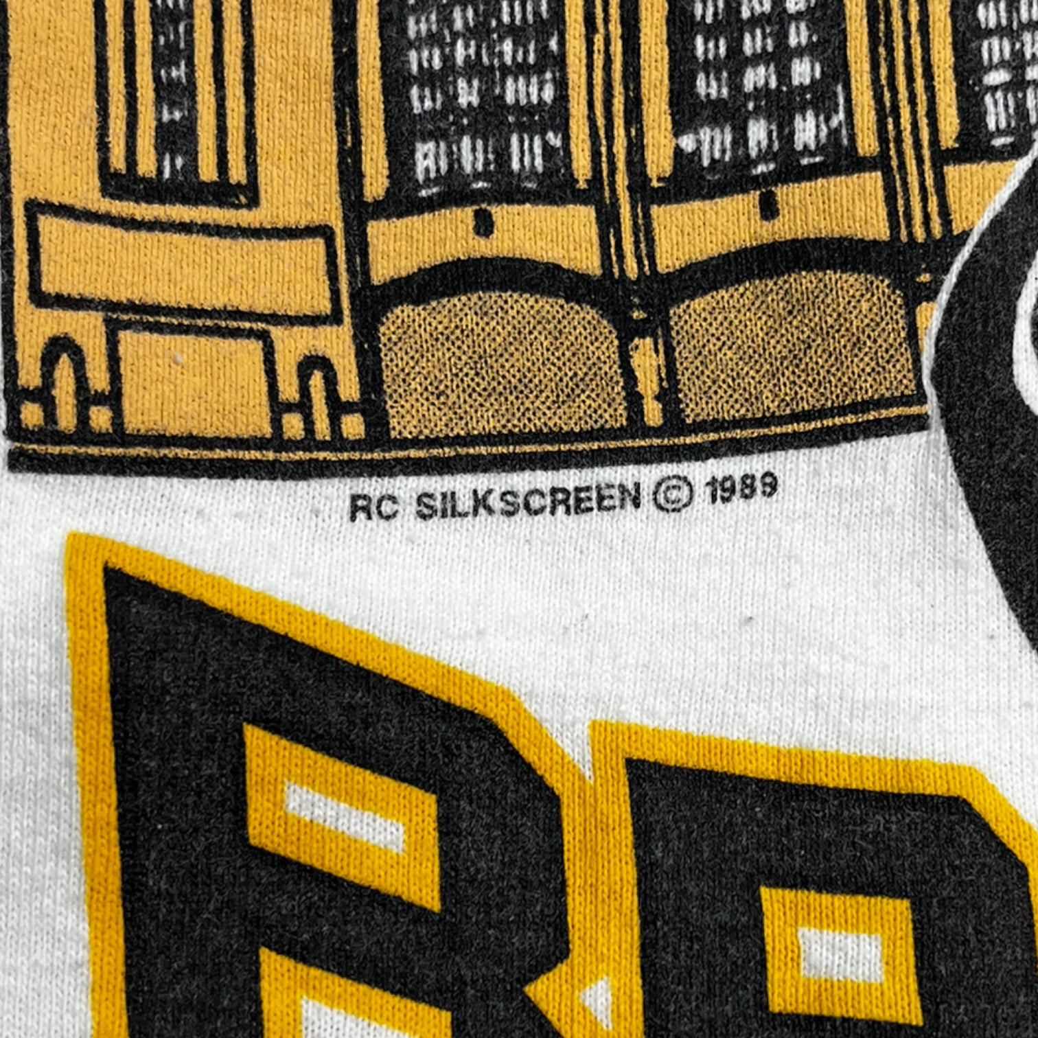 1989 White Boston Bruins T-Shirt