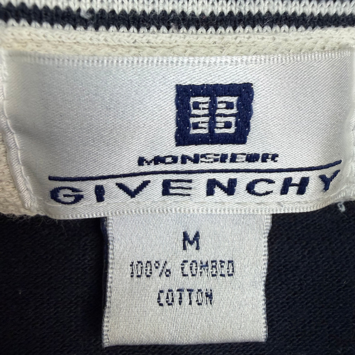 Vintage Givenchy Monsieur Polo Navy