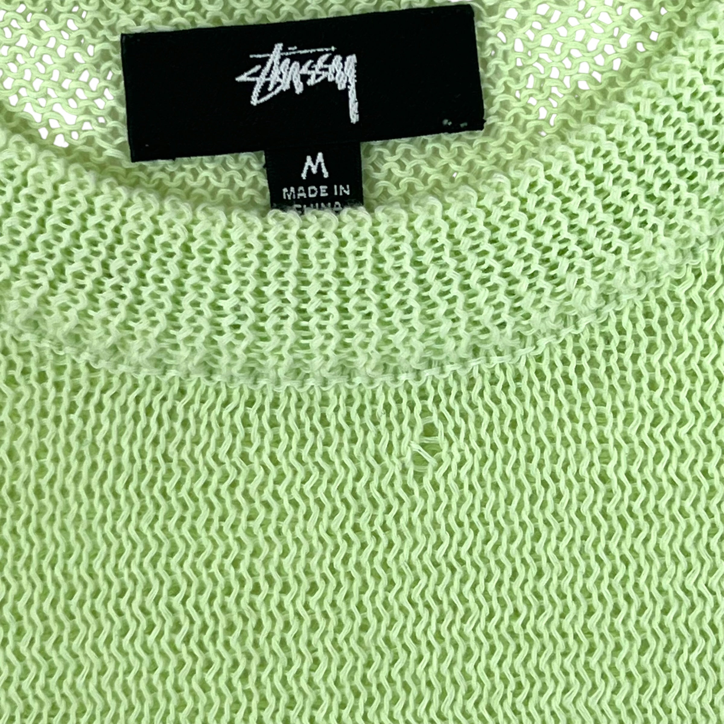 Stussy Light Sensitive Knit Sweater Green