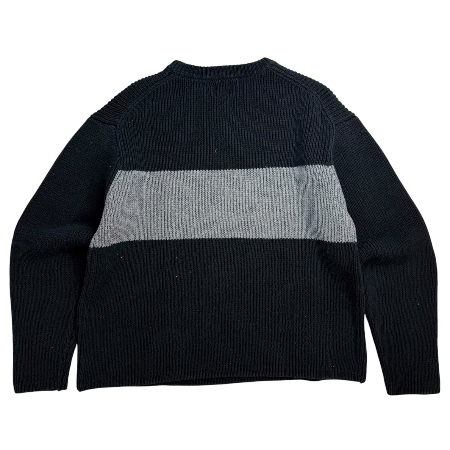 Vintage GAP Knit Sweater Navy Blue/ Grey