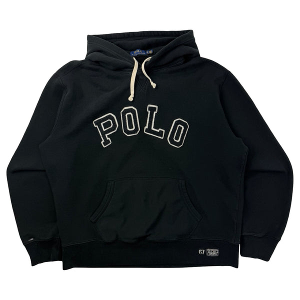 Polo Ralph Lauren Spellout Hooded Sweater Black