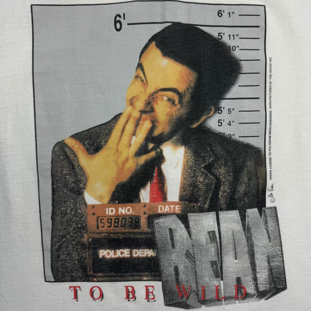 Vintage Mr Bean To Be Wild Mugshot T-Shirt