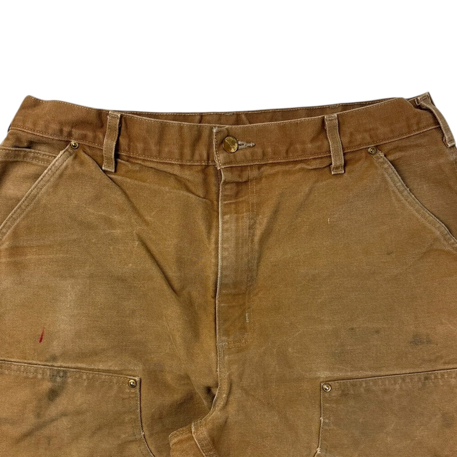 Vintage Carhartt Double Knee Carpenter Pants Tan