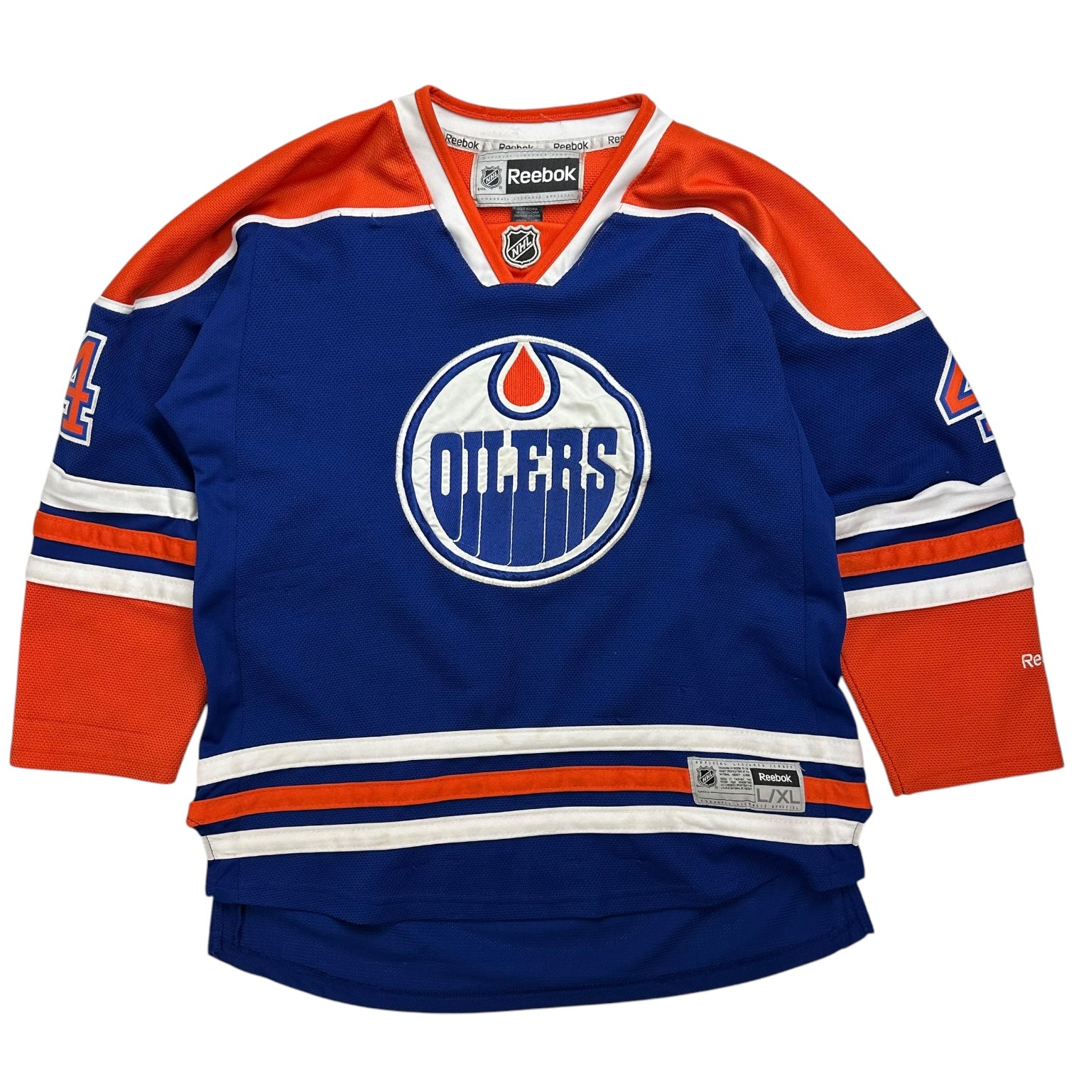 Vintage Reebok Youth Edmonton Oilers Taylor Hall Home Jersey