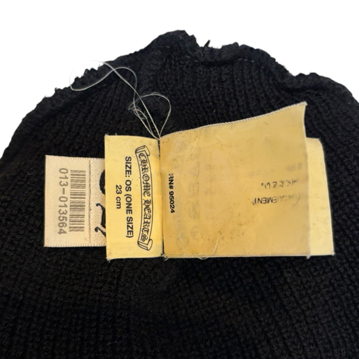 Chrome Hearts Plus Cross Beanie Black