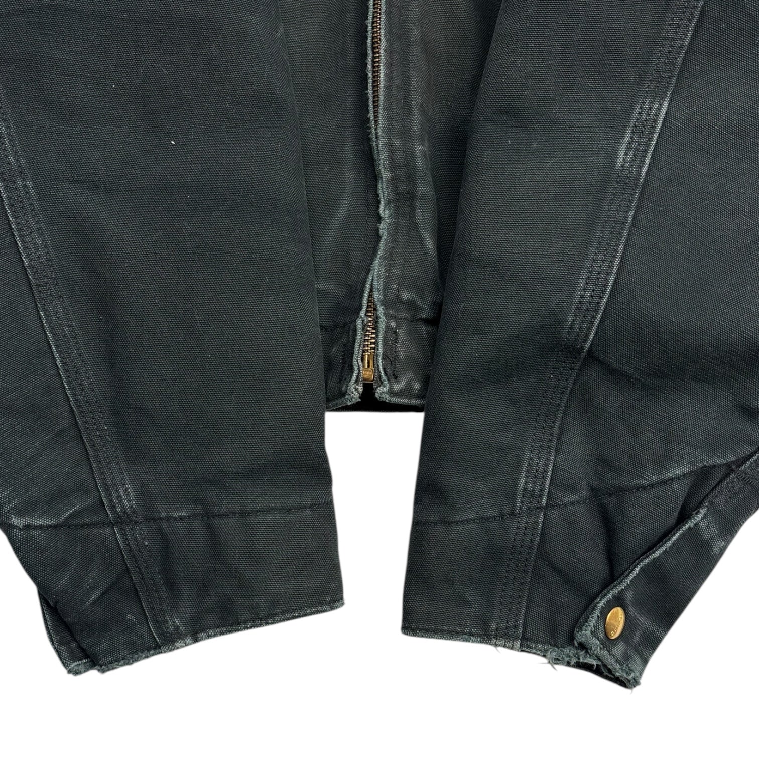 Vintage Carhartt Lined Detroit Jacket Faded Black