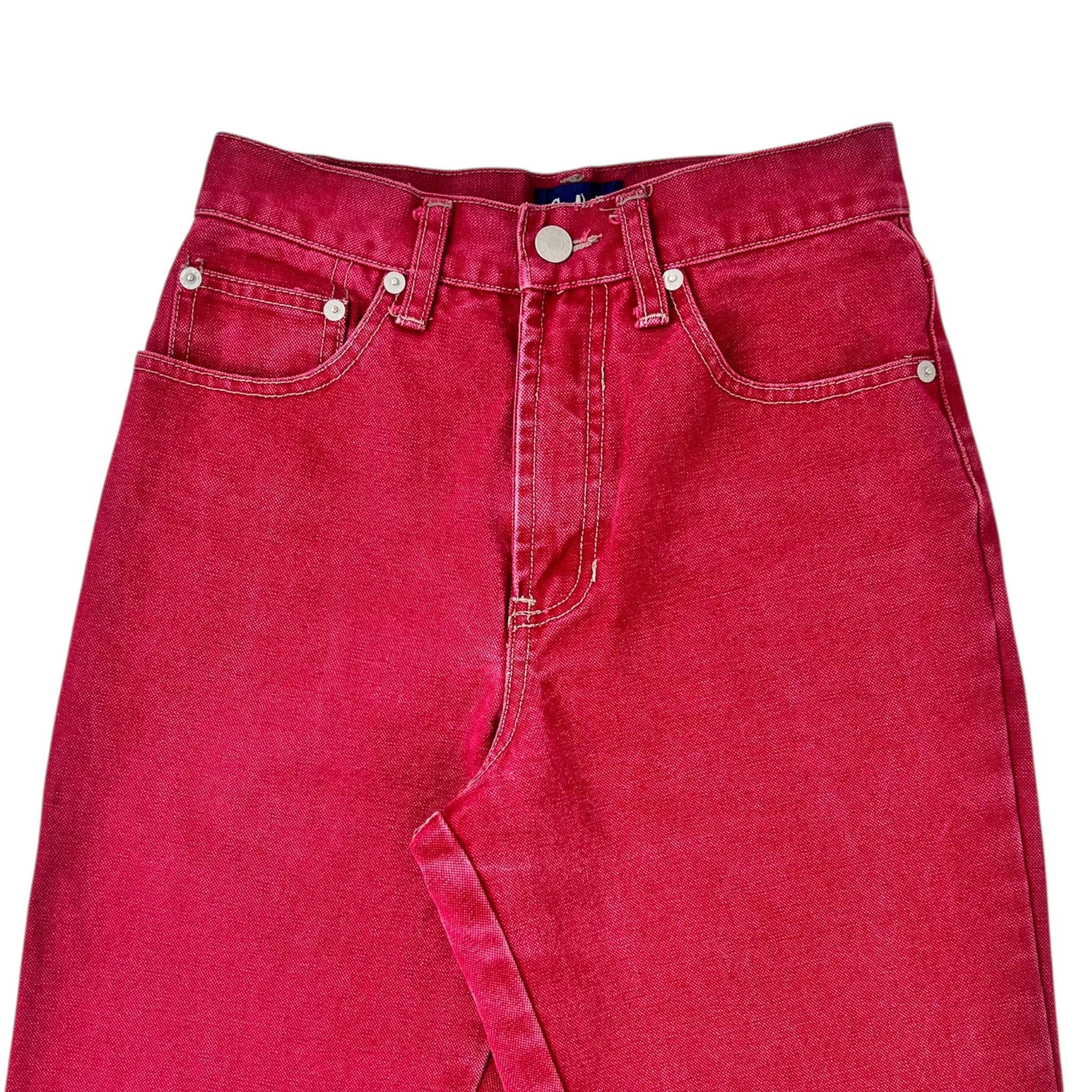 (W) Vintage Gap Red Denim Jeans
