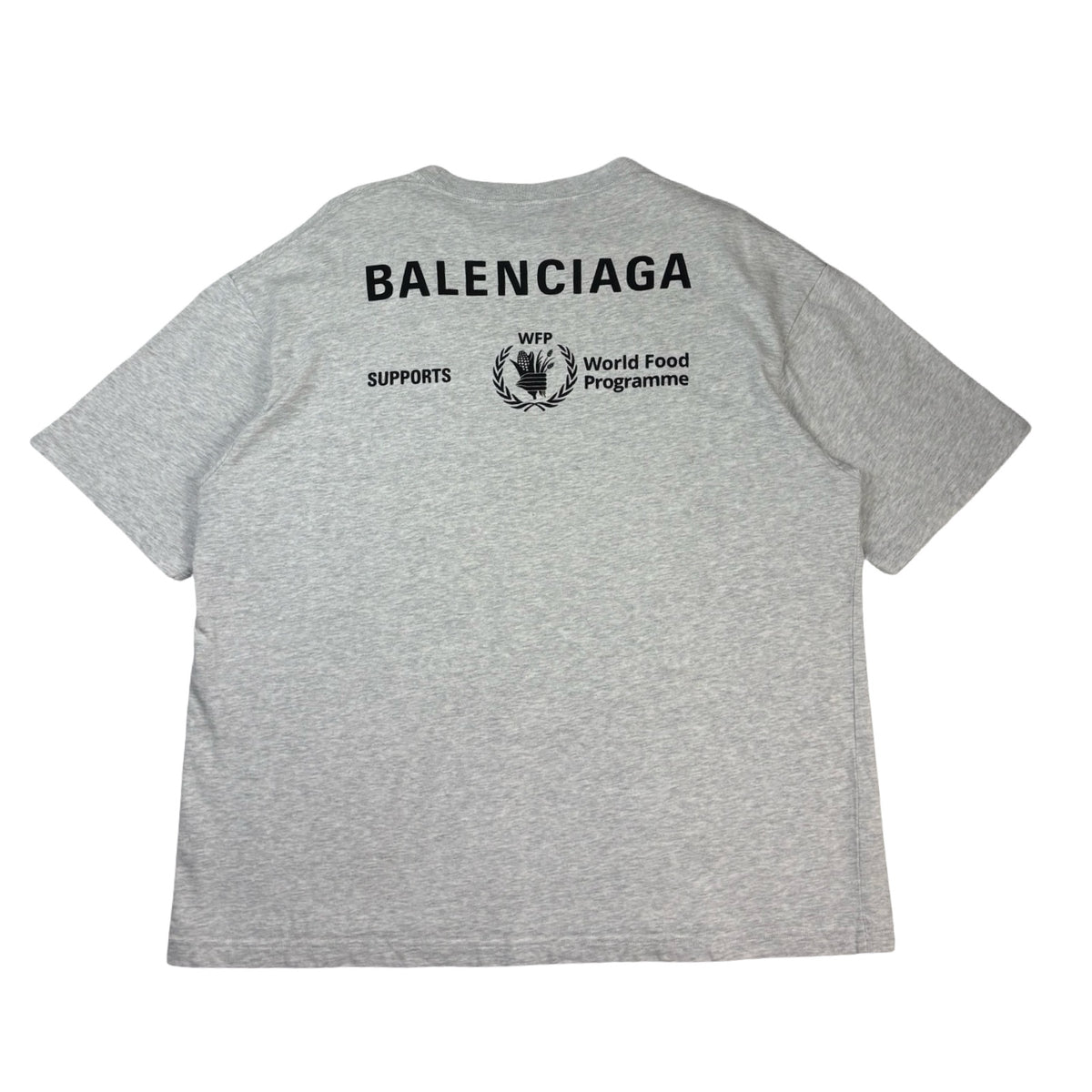 Balenciaga World Food Programme T-Shirt Grey
