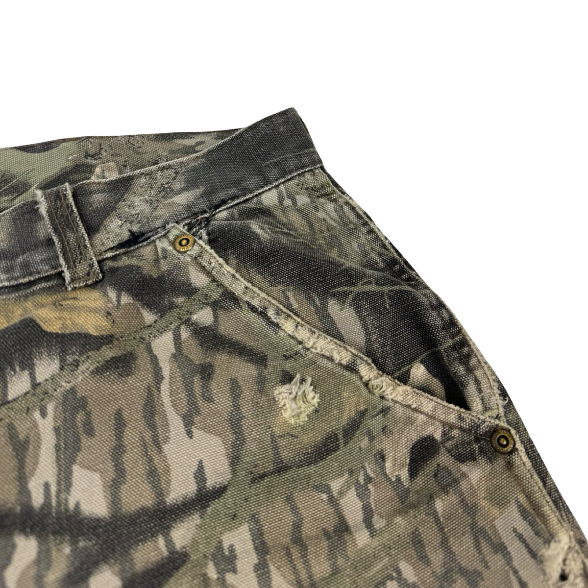 Vintage Columbia Realtree Double Knee Riveted Carpenter Bottoms