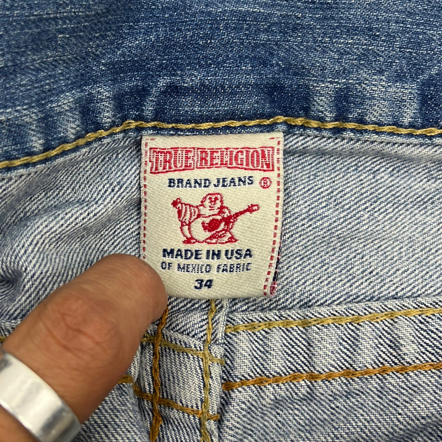 Vintage Y2K True Religion Light Wash Jeans