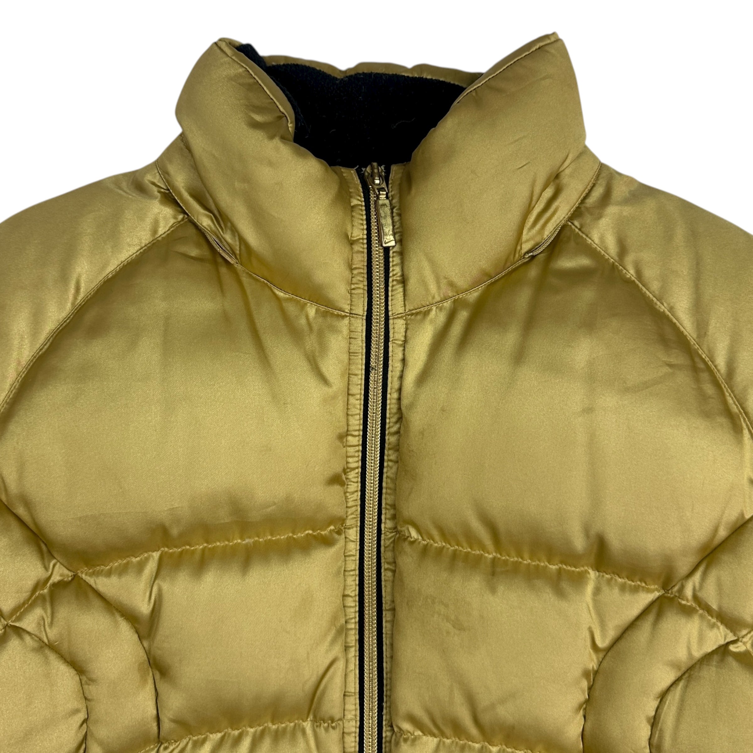 Vintage Nike Women’s Metallic Gold Puffer Jacket