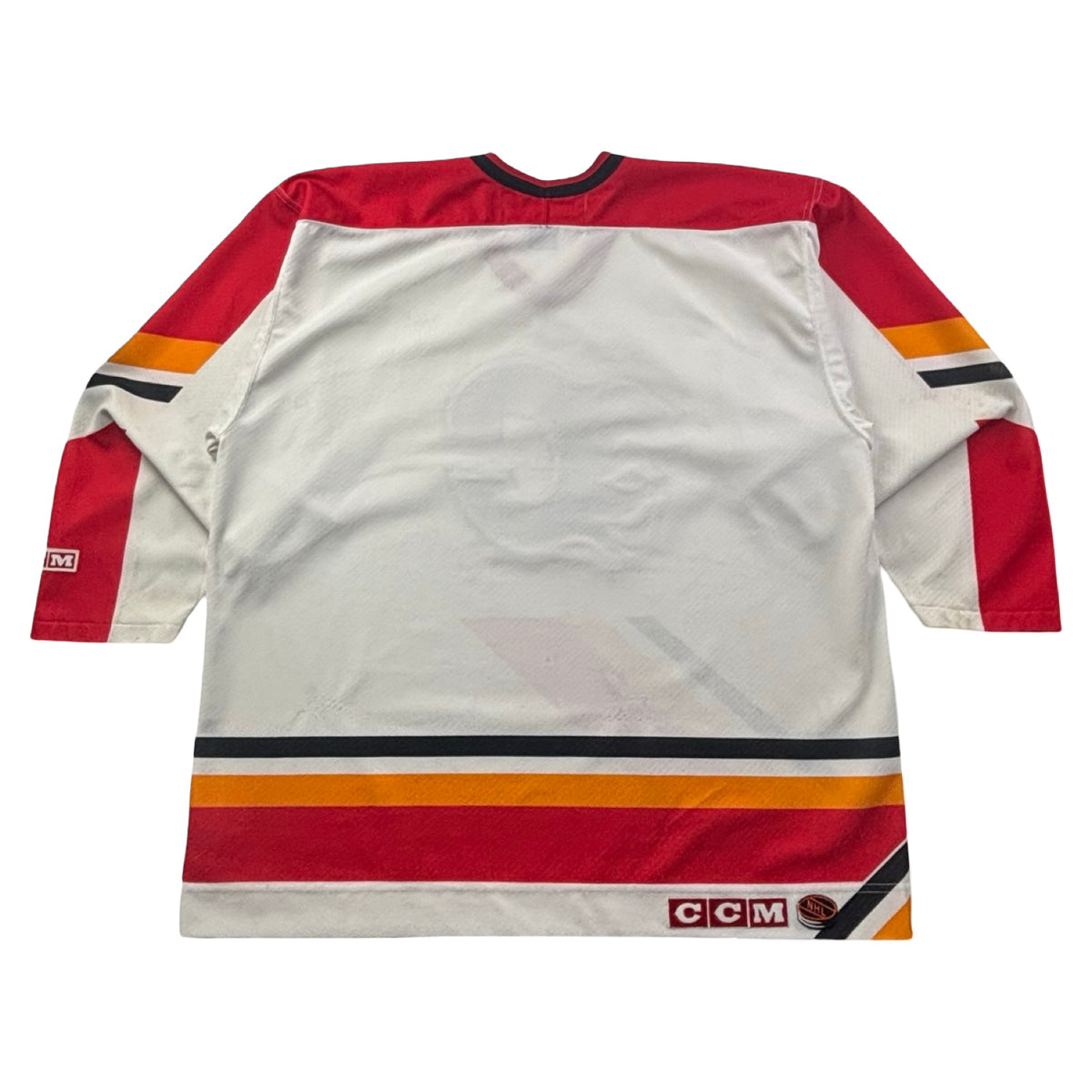 Vintage CCM Calgary Flames Pedestal NHL Home Jersey