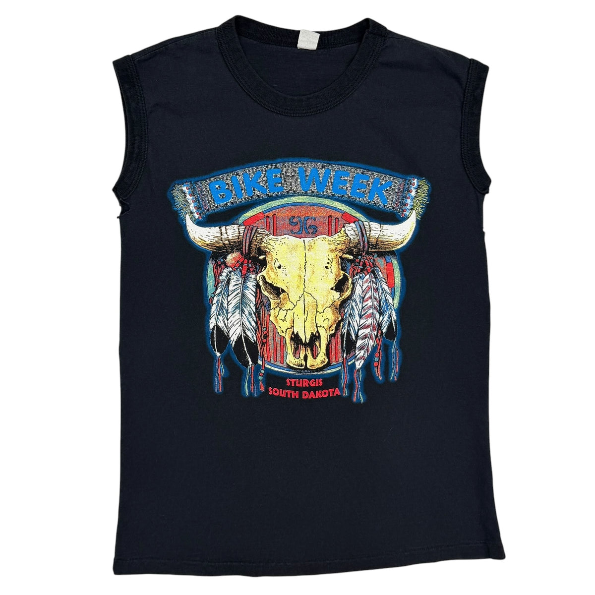 1996 Sturgis 56th Annual Bike Week Tank Top Black