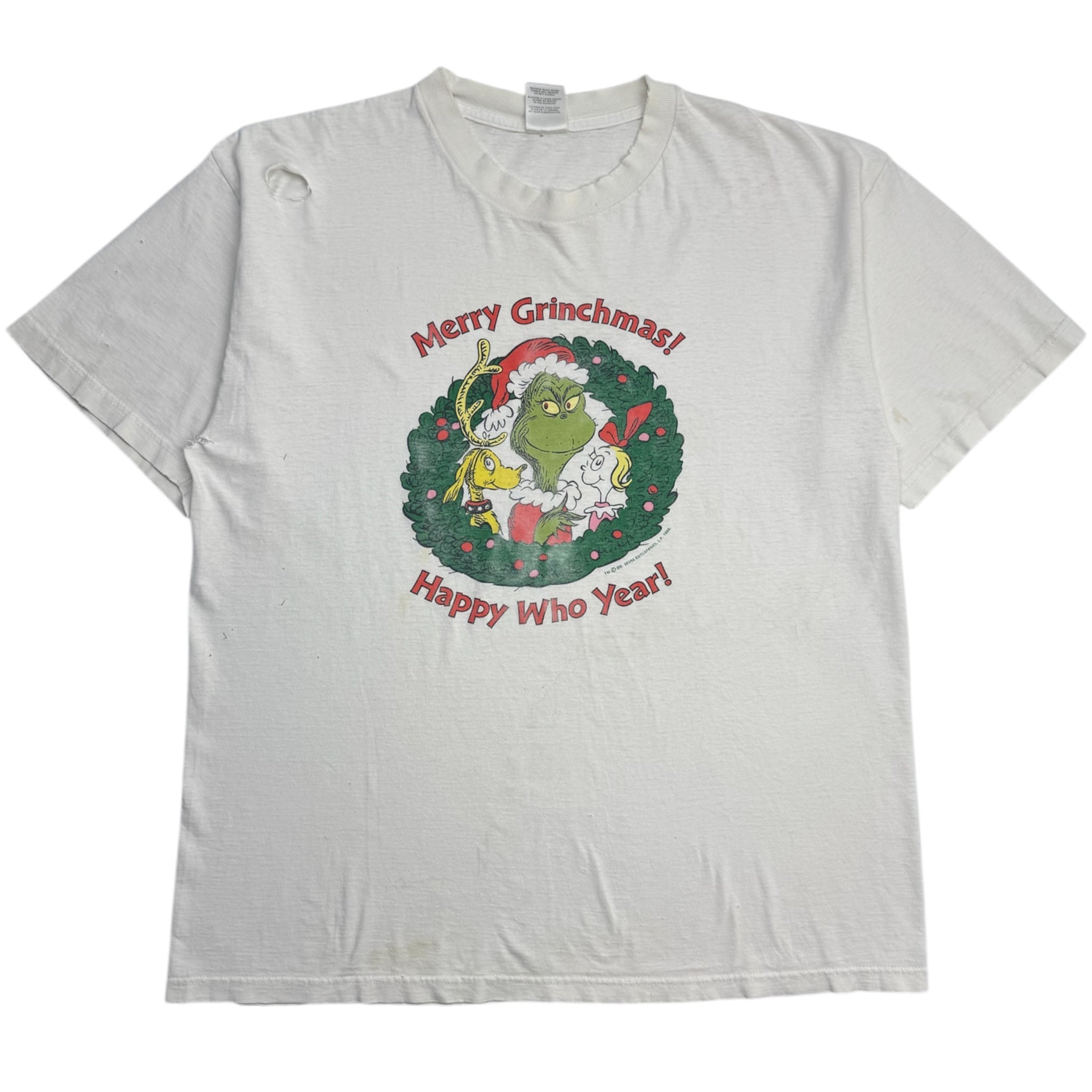 1998 Merry Grinchmas Dr. Seuss Christmas T-Shirt