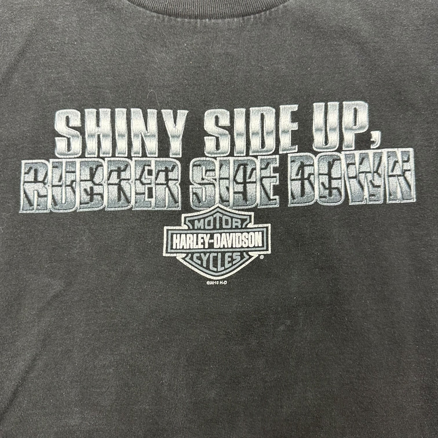 2008 Harley Davidson Of Edmonton ‘Sunny Side Up’ L/S Tee Black