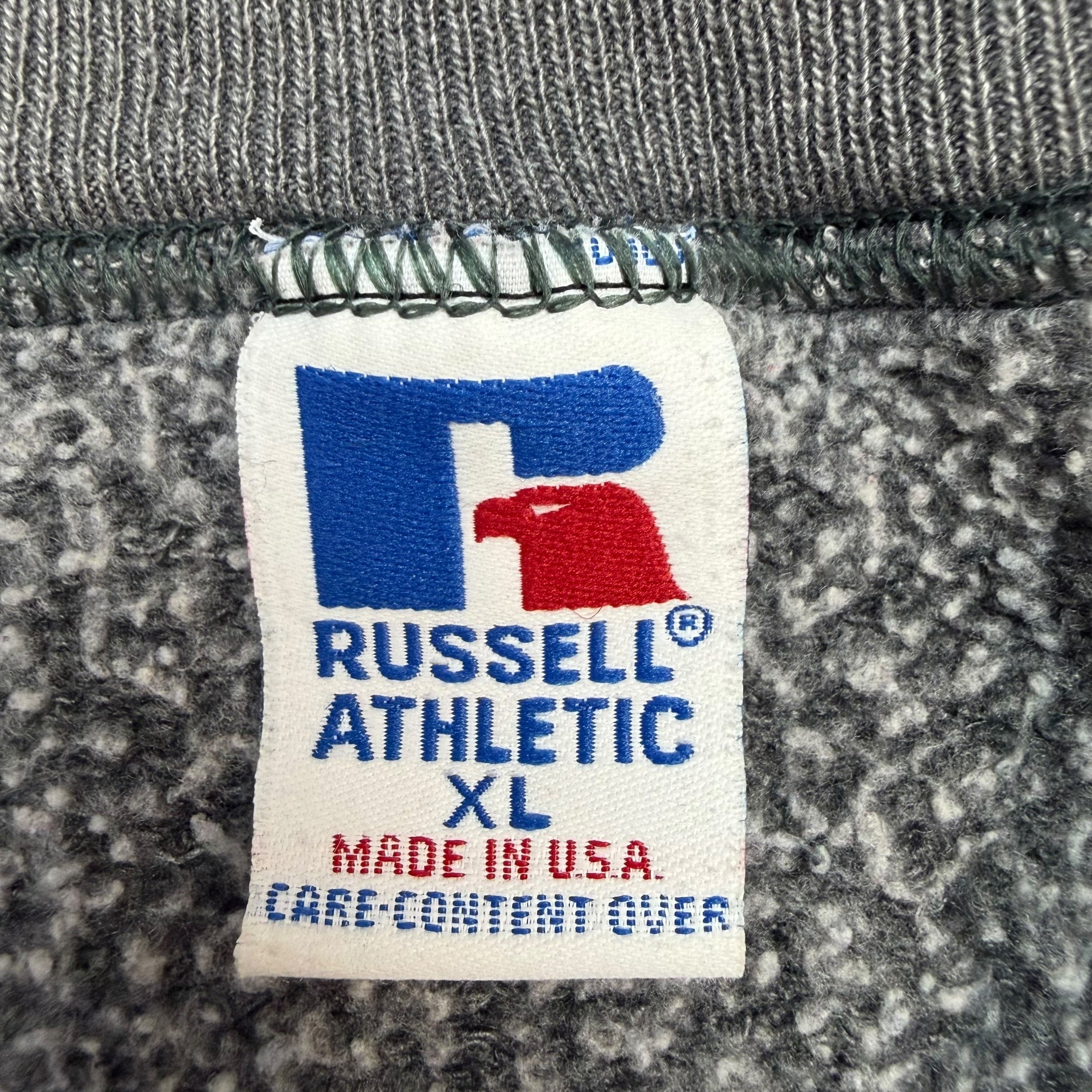 Vintage Russell Athletic Blank Crewneck Dark Grey