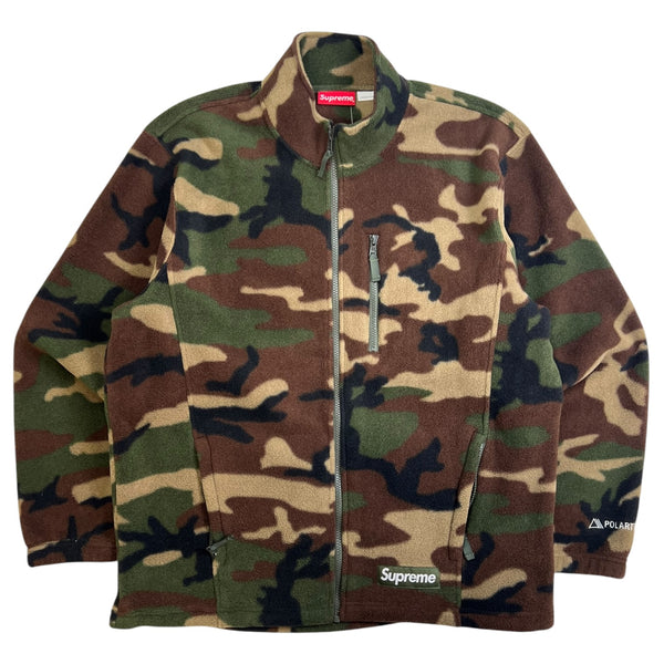 Supreme Polartec Zip Jacket Woodland Camo