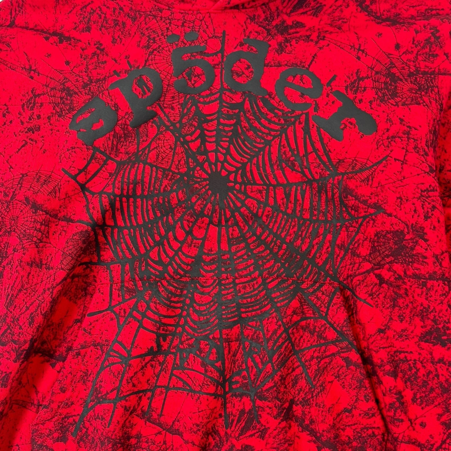 Sp5der OG Tree Camo Hoodie Red