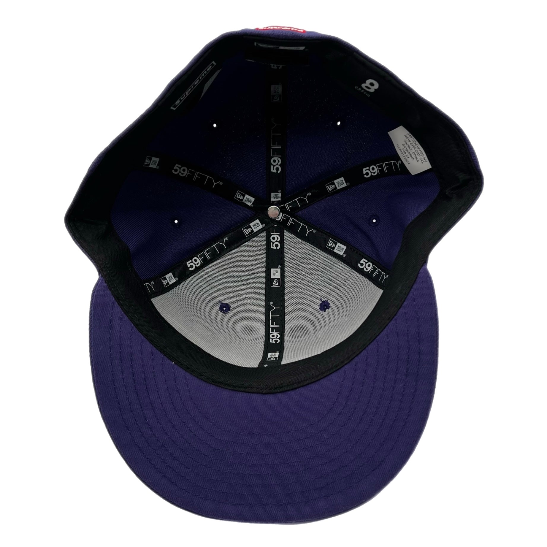 Supreme x Futura Dark Purple New Era Fitted Hat
