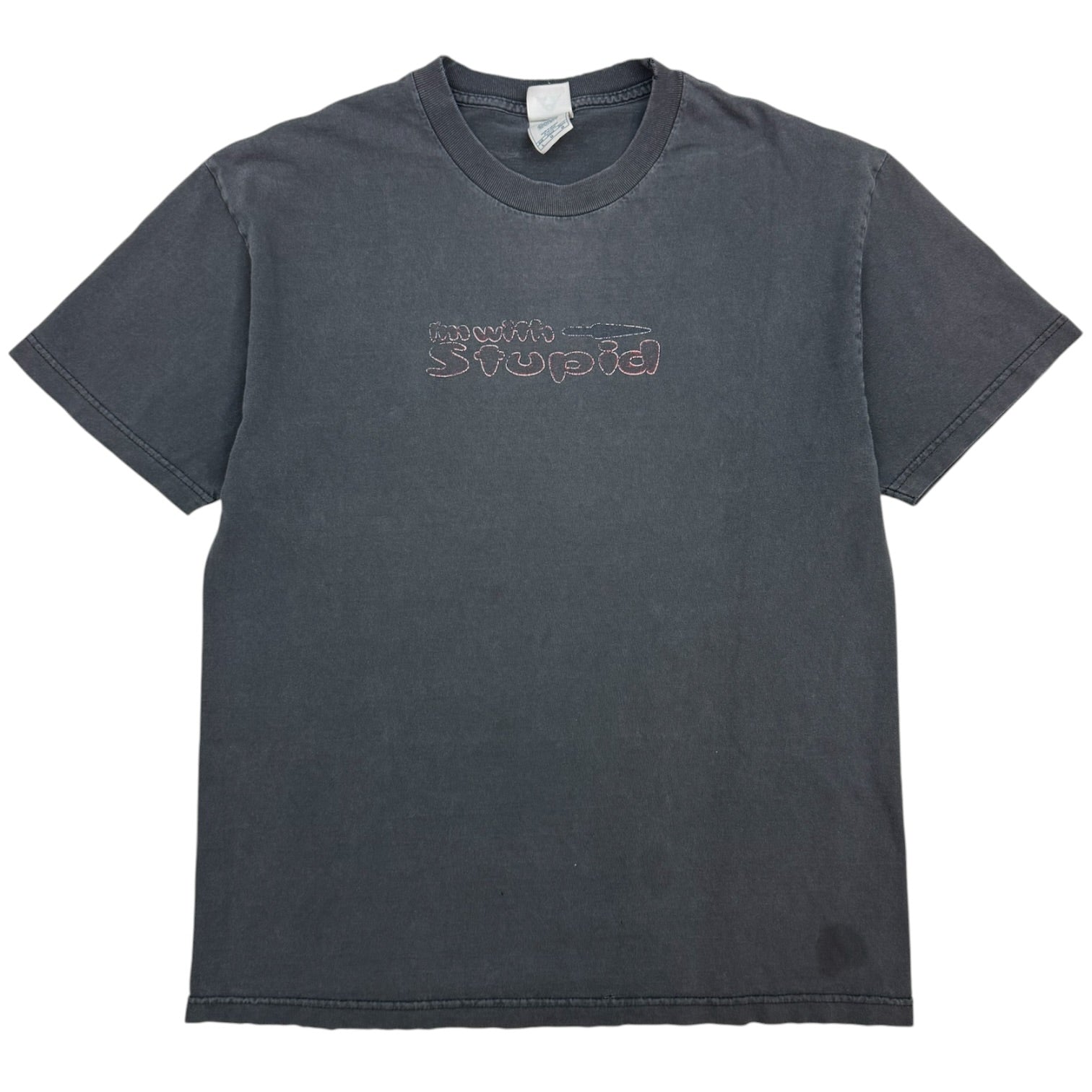 Vintage I’m With Stupid T-Shirt Black