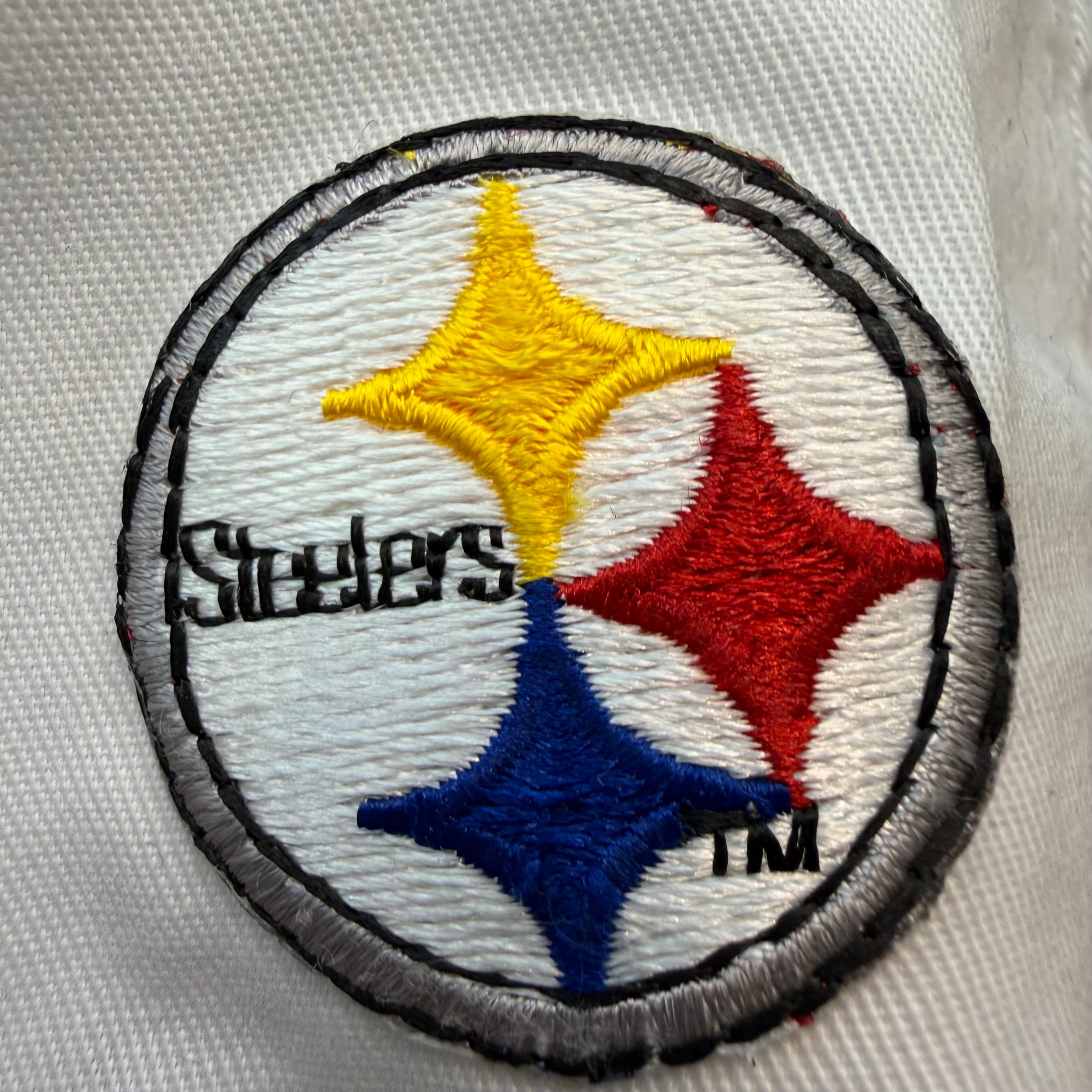 1996 Superbowl XXX Logo 7 Embroidered Snapback Hat White