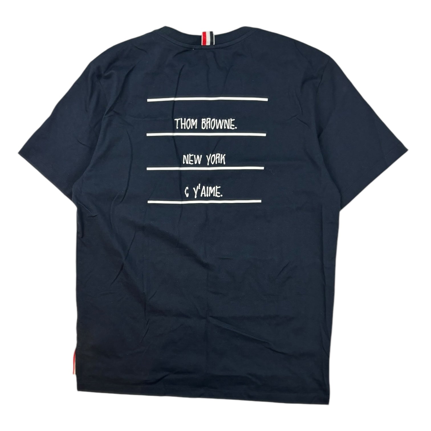 Thom Browne Pocket T-Shirt Navy