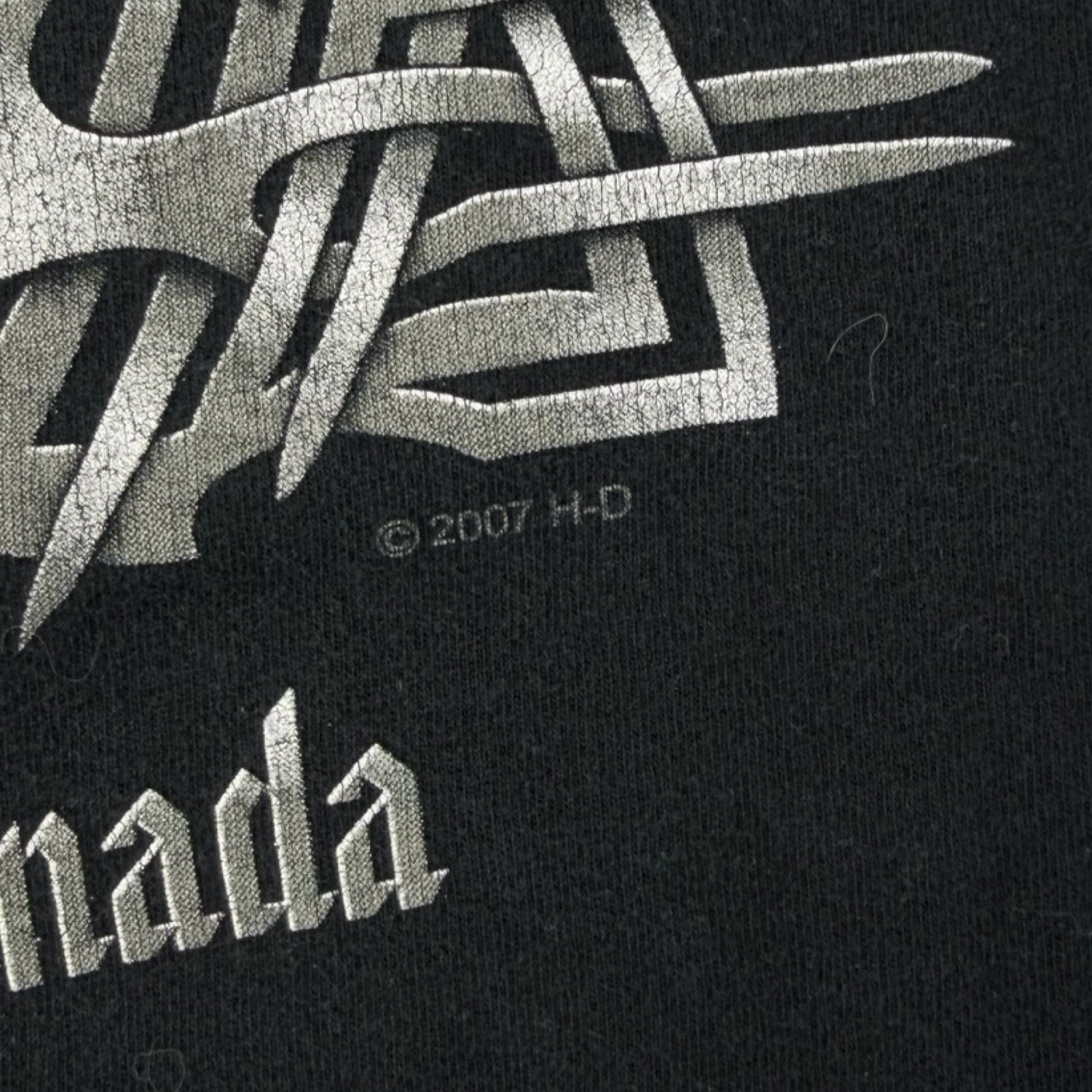 2007 Harley Davidson Langley, BC T-Shirt Black