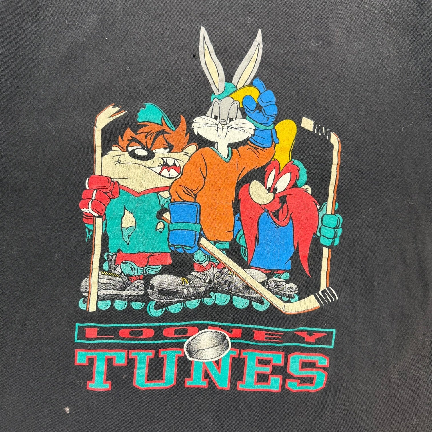 1995 Bugs Bunny ‘Losers To The Left’ Tee Black