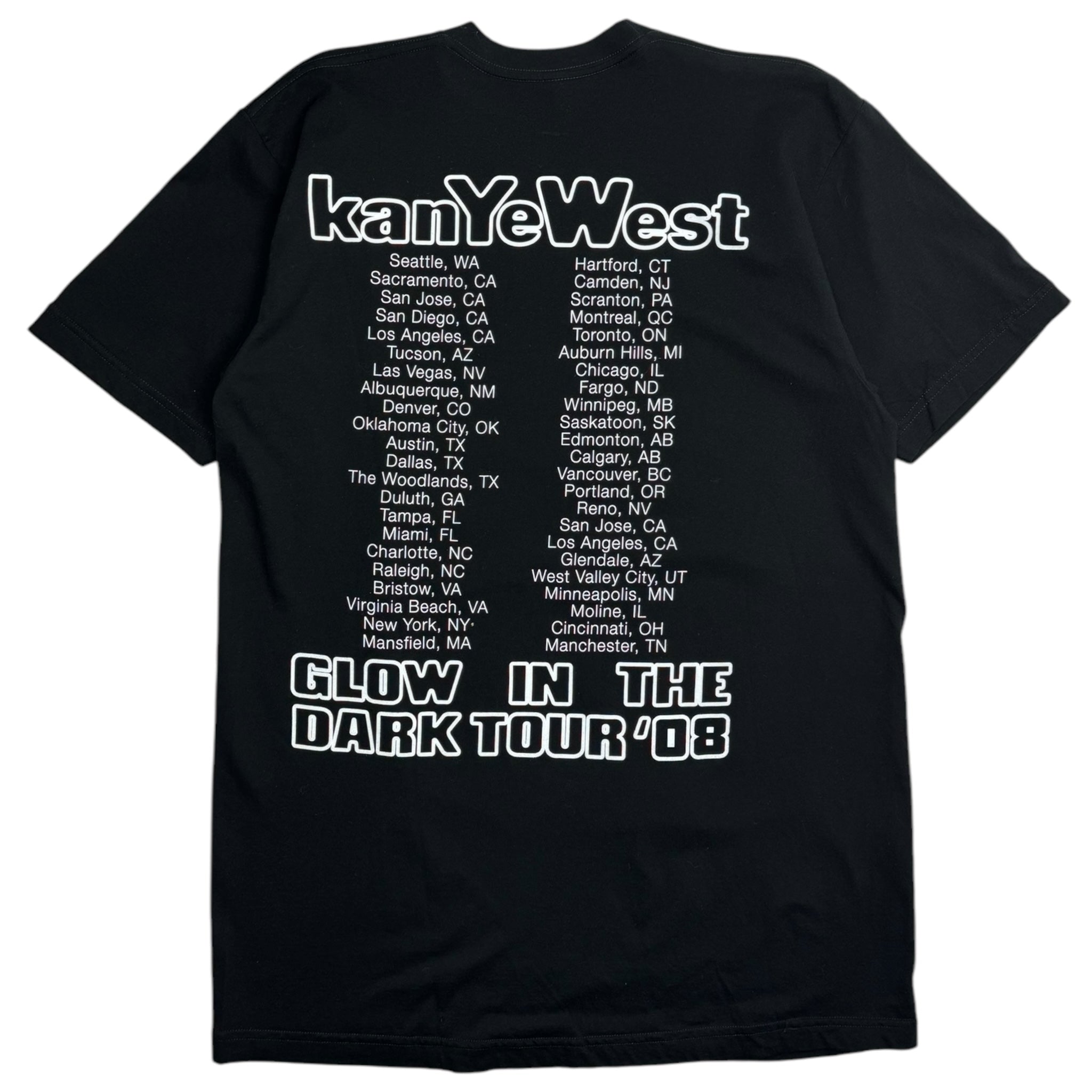 Kanye West Glow In The Dark ‘08 Tour T-Shirt