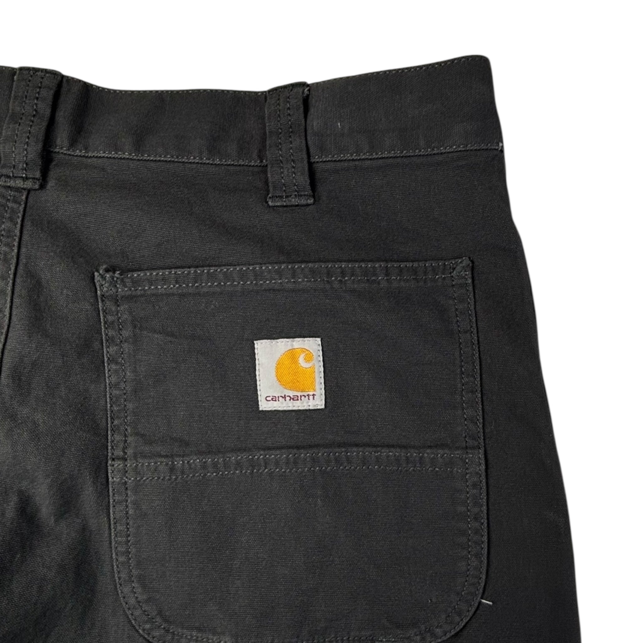 Vintage Carhartt Carpenter Shorts Dark Grey