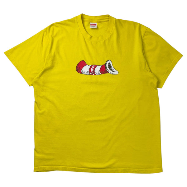 Supreme Cat In The Hat T-Shirt Yellow