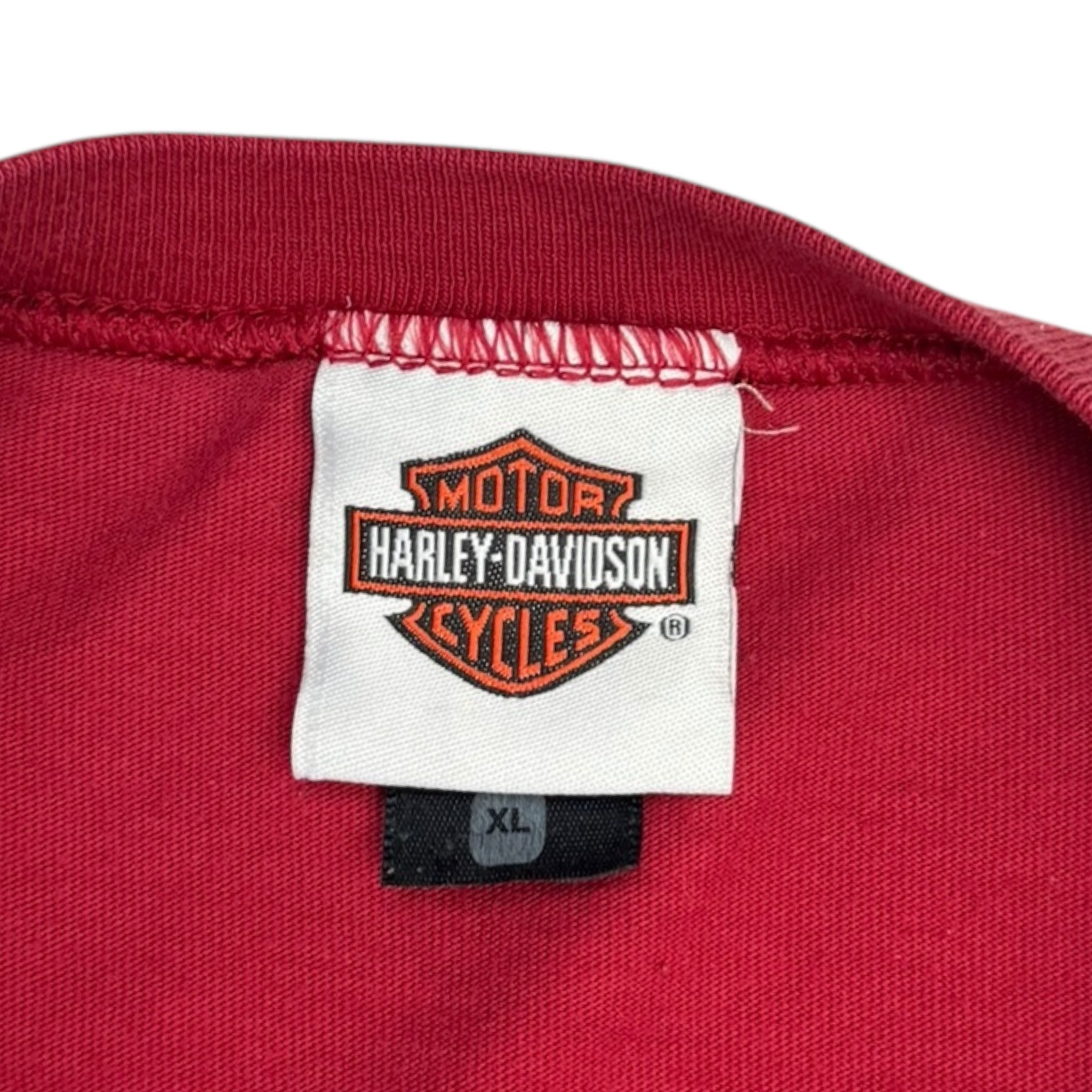 Vintage Harley Davidson Flame Longsleeve T-Shirt