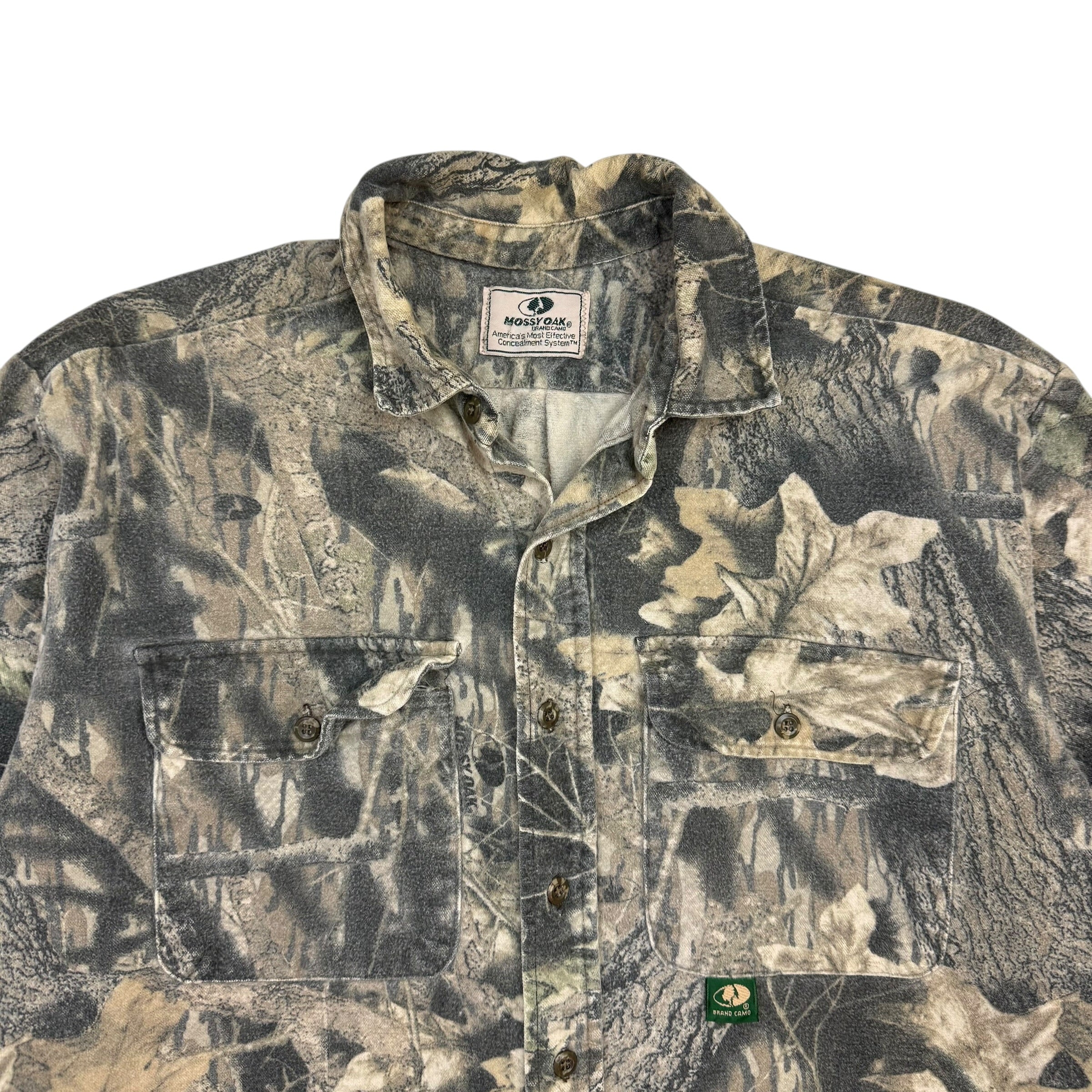 Vintage Mossy Oak Button Up Shirt Camo