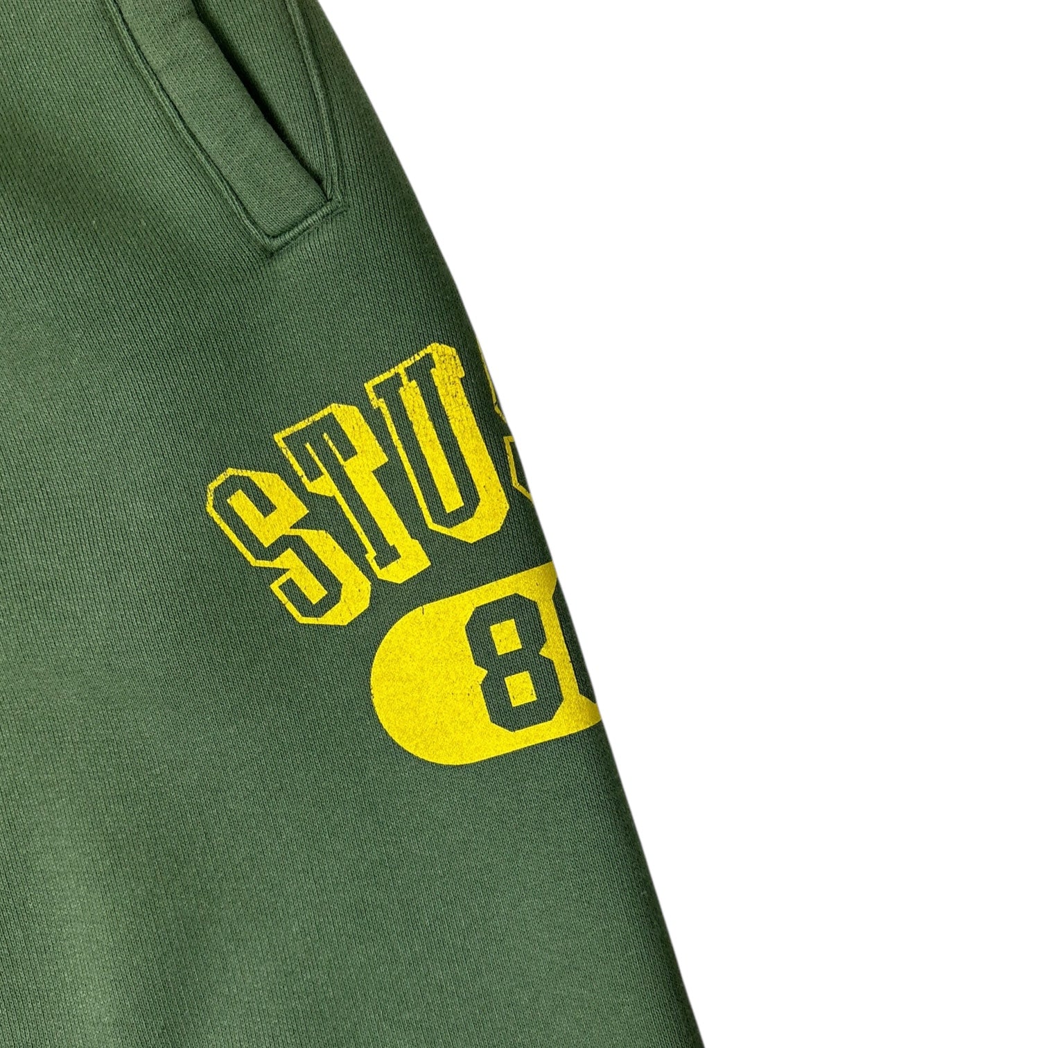 Stussy 80 Fleece Sweatpant Pine Green
