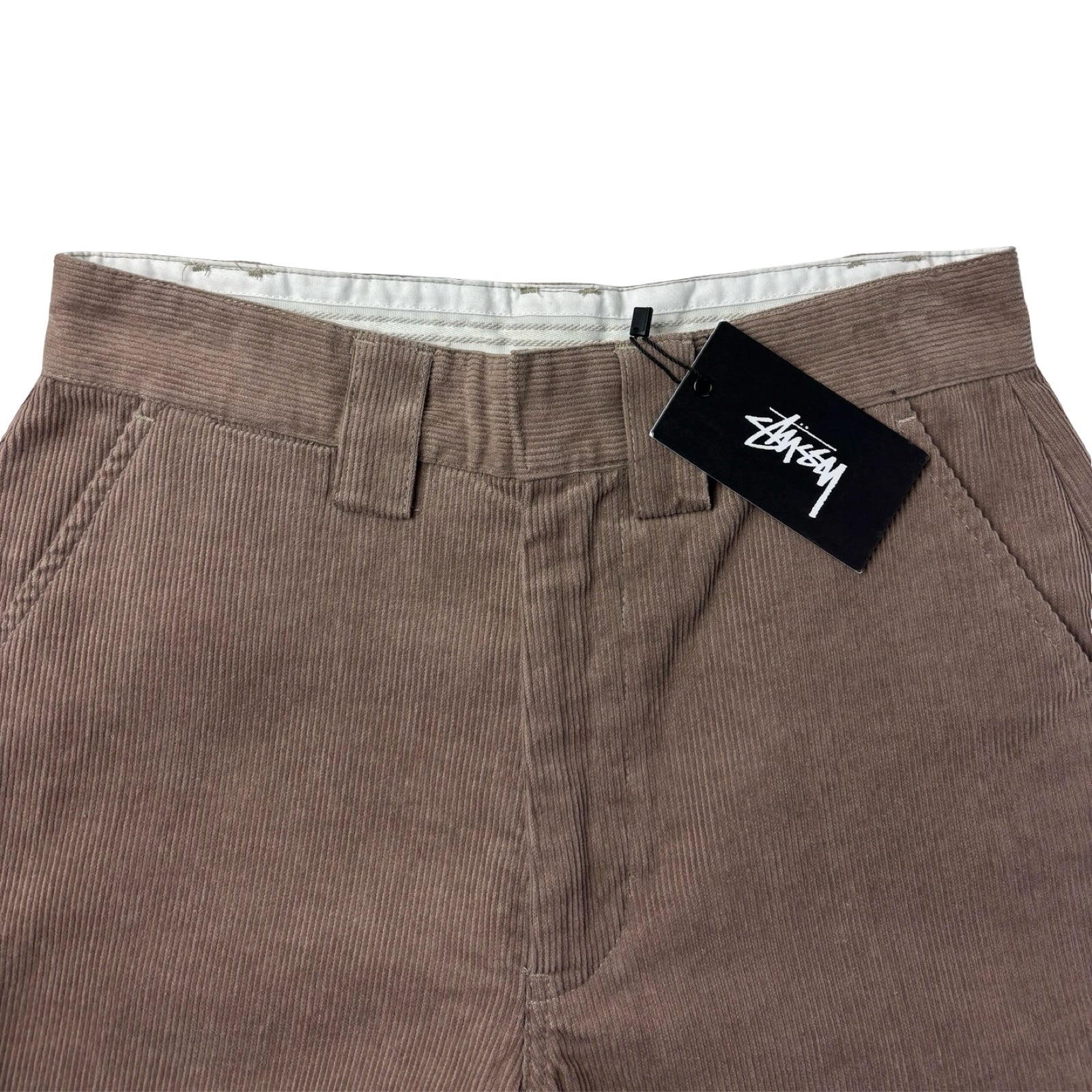 (W) Stussy Corduroy Wide Leg Pant Taupe