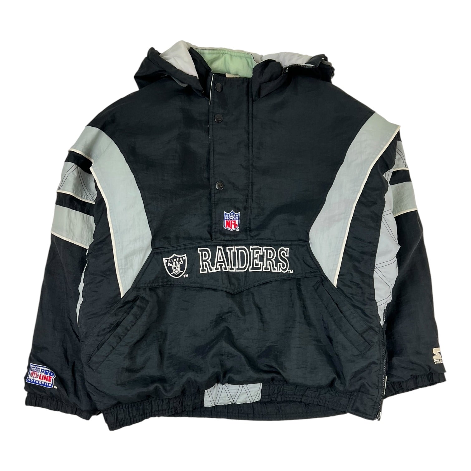 Vintage Starter Pro Line Las Vegas Raiders Pullover Jacket