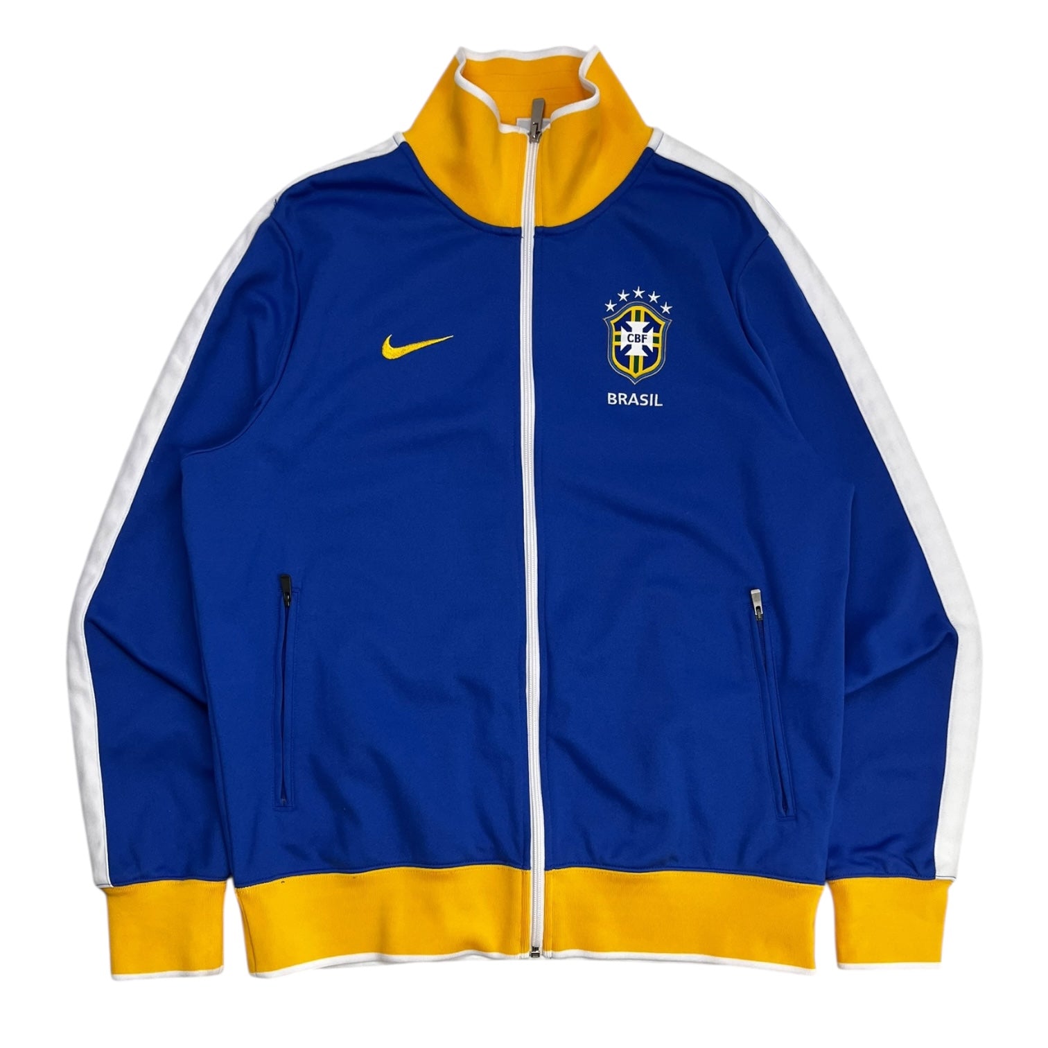 Nike Brazil Soccer Full Zip Warm Up Jacket