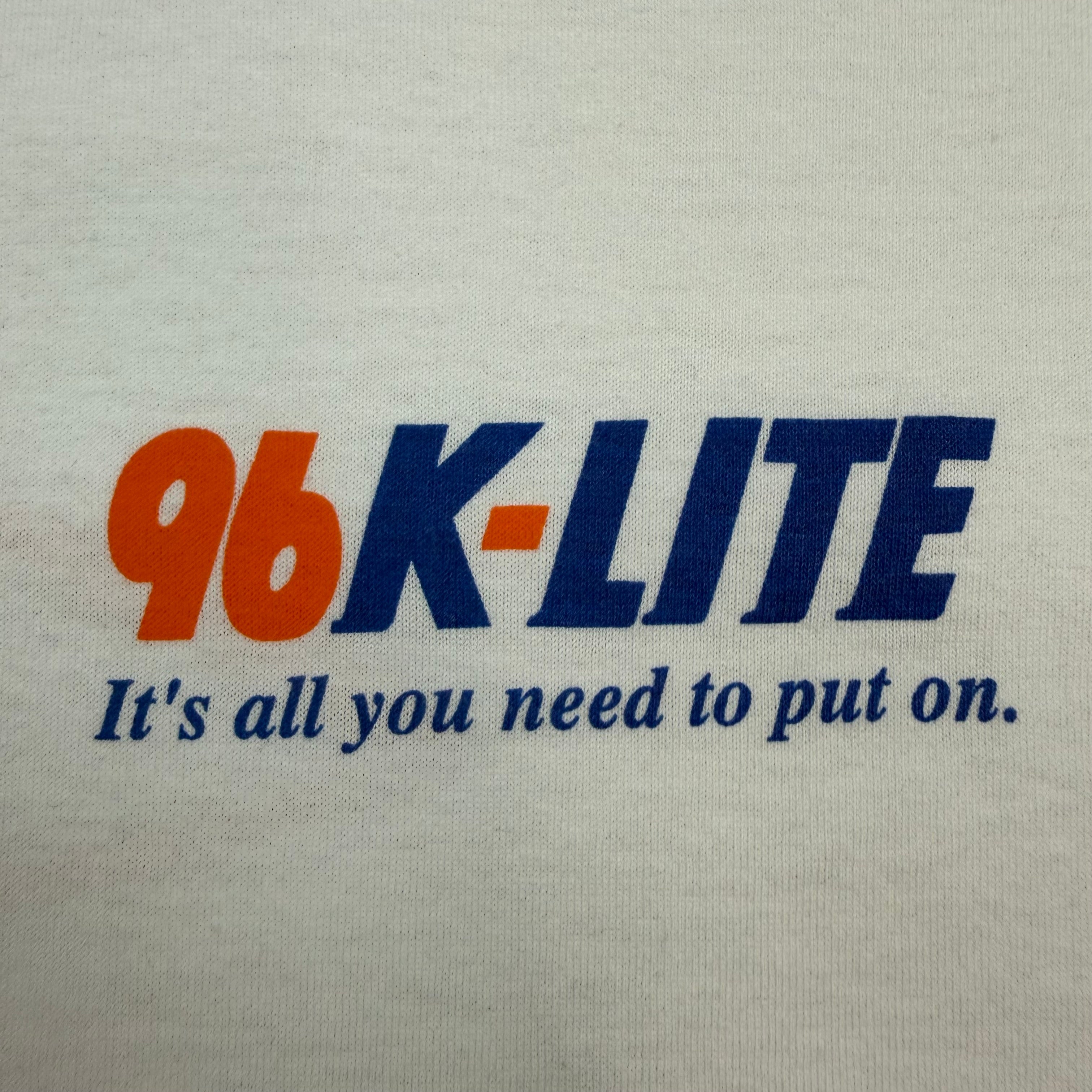Vintage 96K-Lite “It’s All You Need To Put On” Tee White