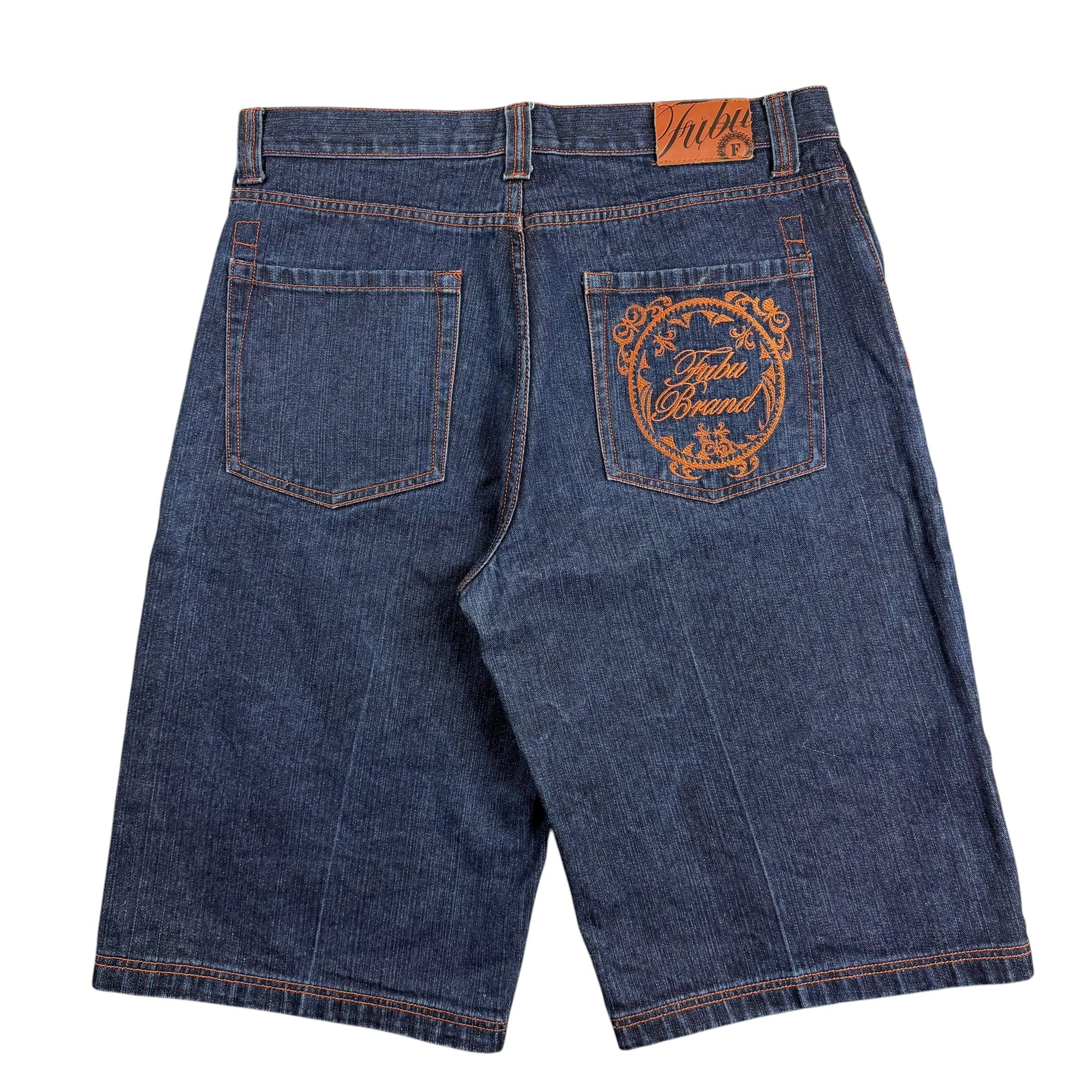 Vintage Fubu The Collection Denim Shorts Blue
