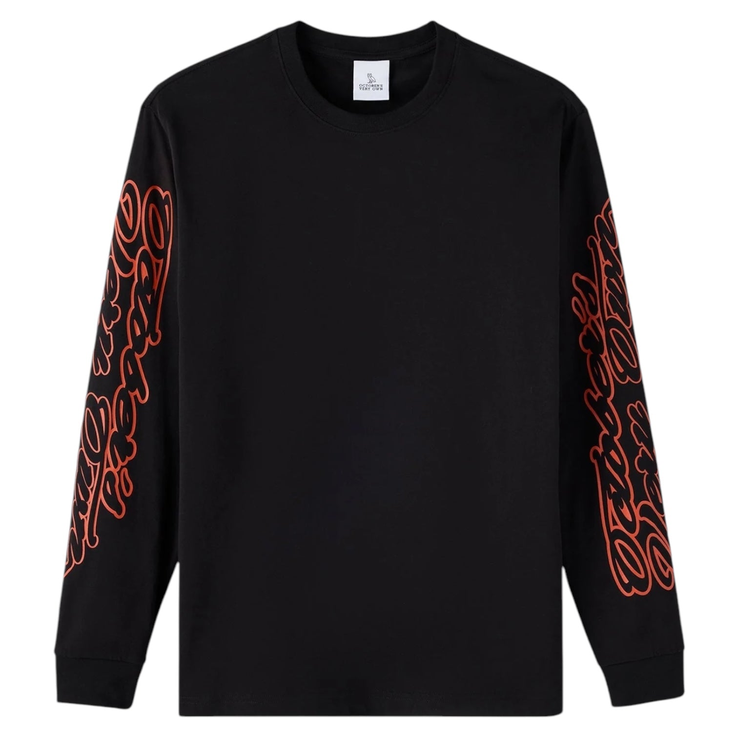 OVO Sports Script Long Sleeve Shirt Black