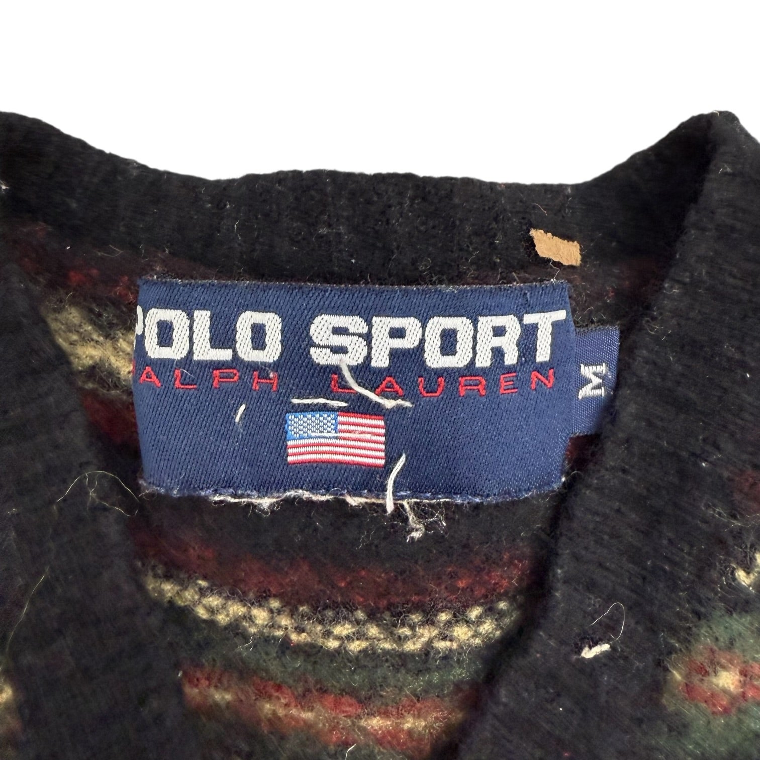 Vintage Polo Sport Ralph Lauren Knit Vest Multicolour