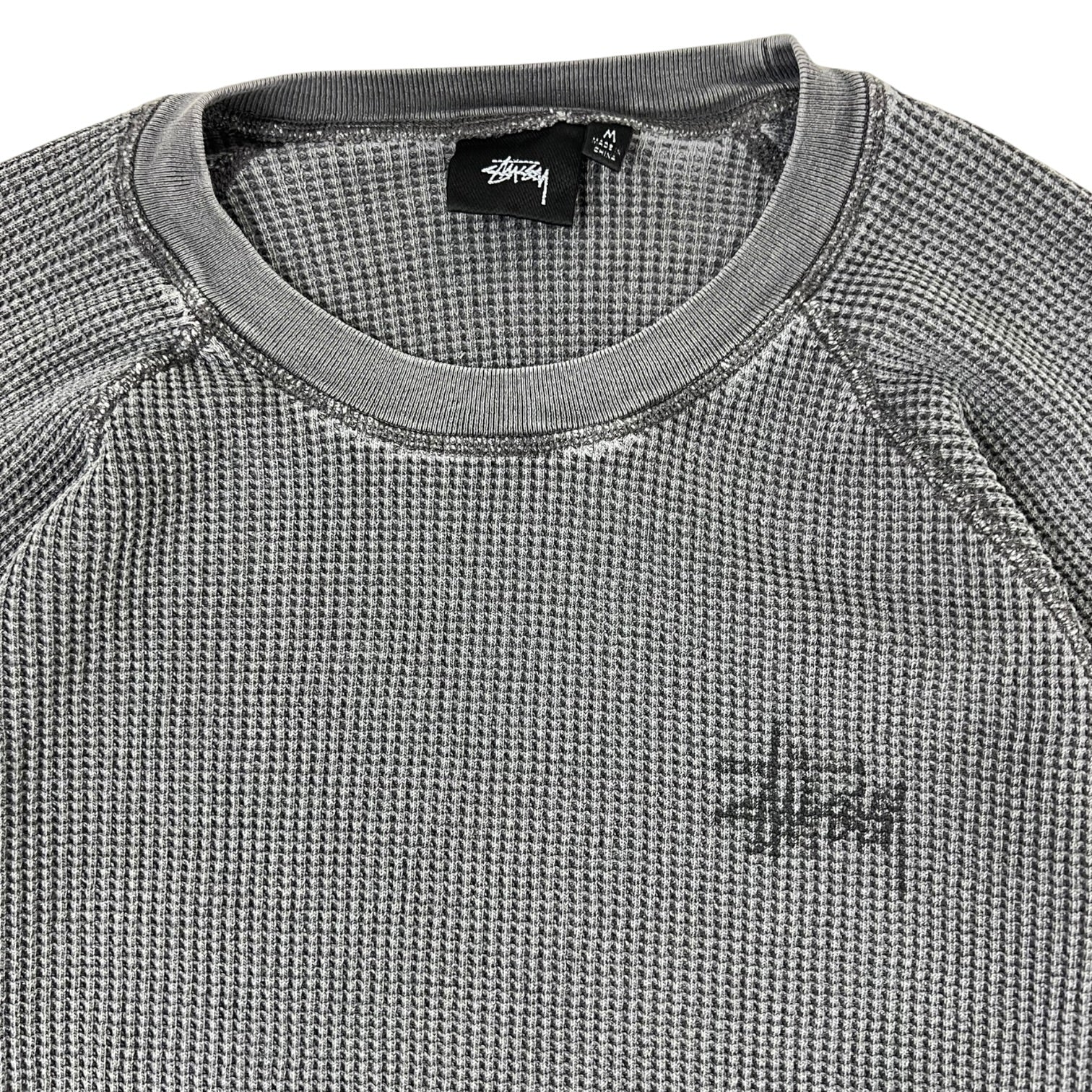 Stussy Basic Thermal Washed Grey