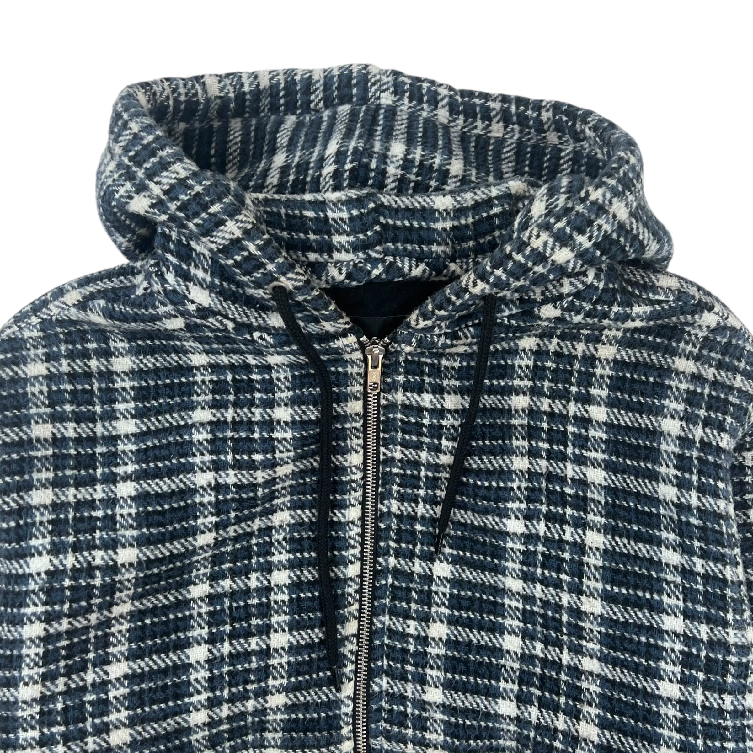 Stussy Blue Plaid Lined Work Jacket