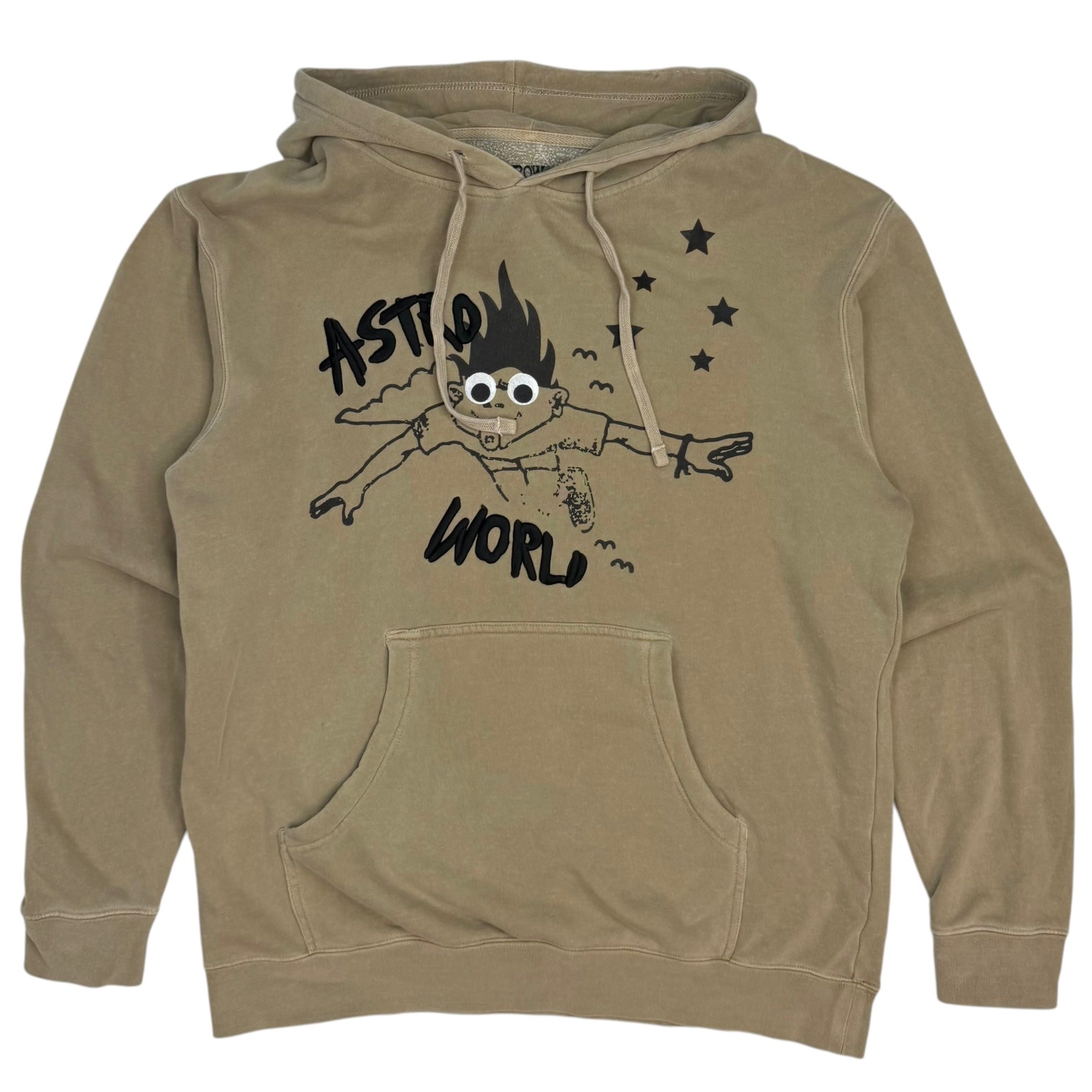 Travis Scott Astroworld “Look Mom I Can Fly” Hoodie Brown