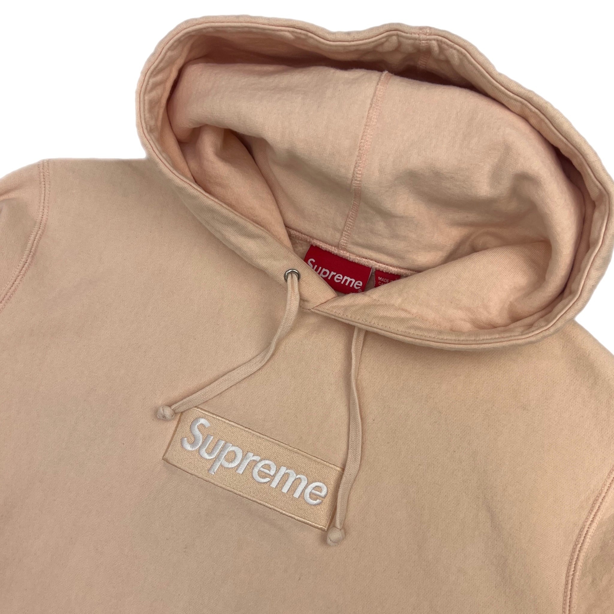 Supreme Peach FW16 Box Logo Hoodie