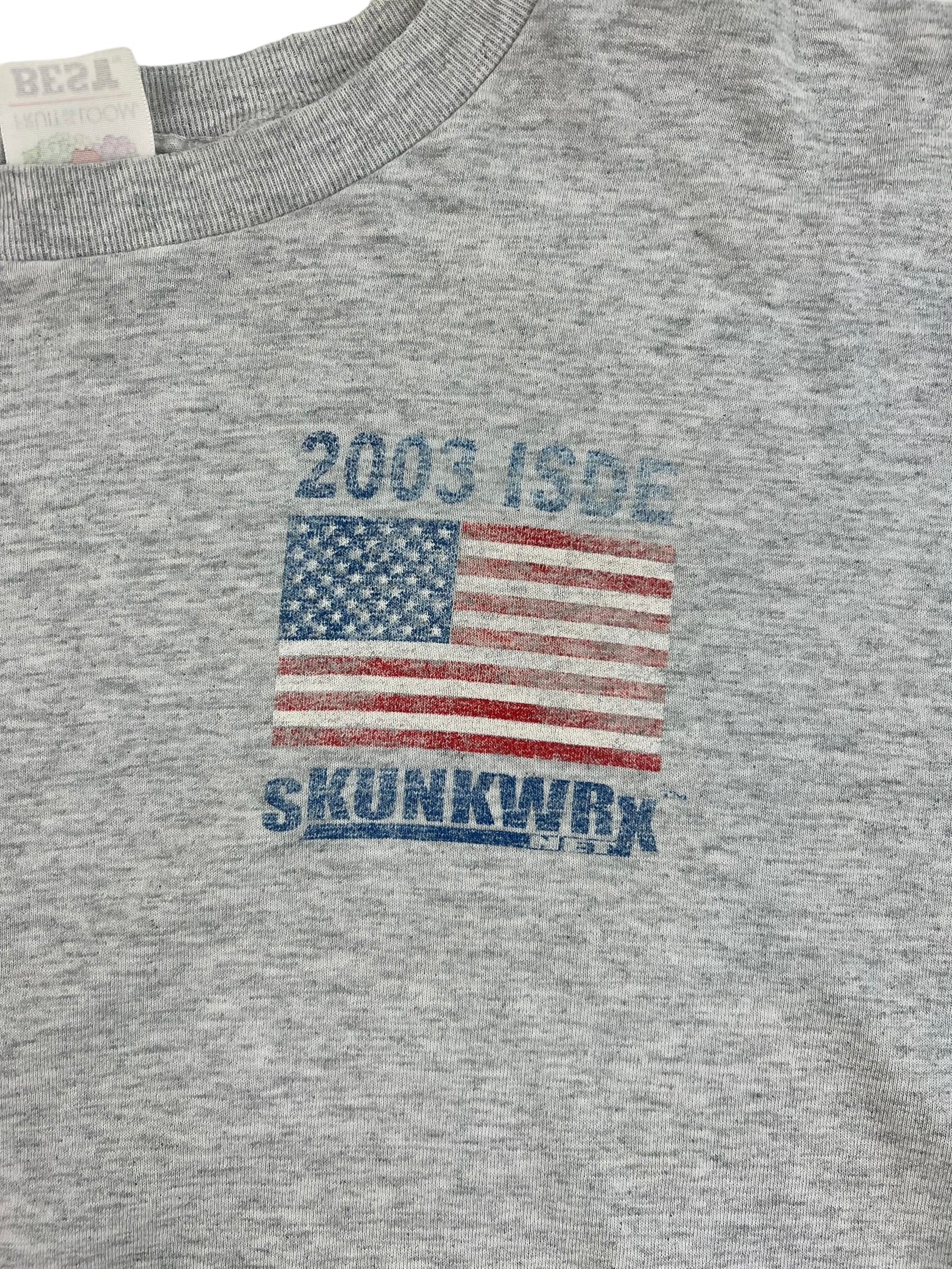 2003 Lockheed Martin Skunk Wrx Enduro Race Tee Grey